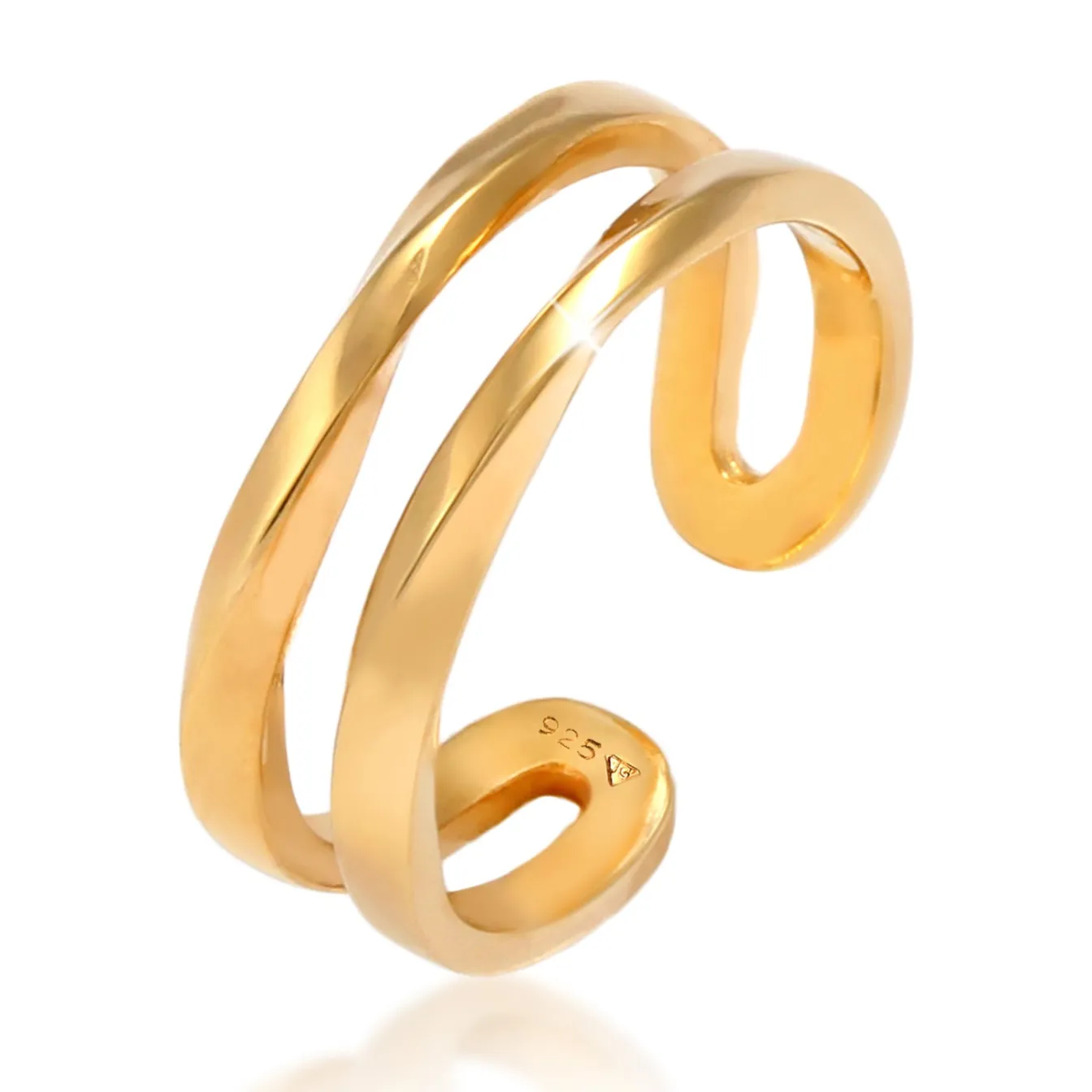 Elli "Ring< Ringe|Vergoldet