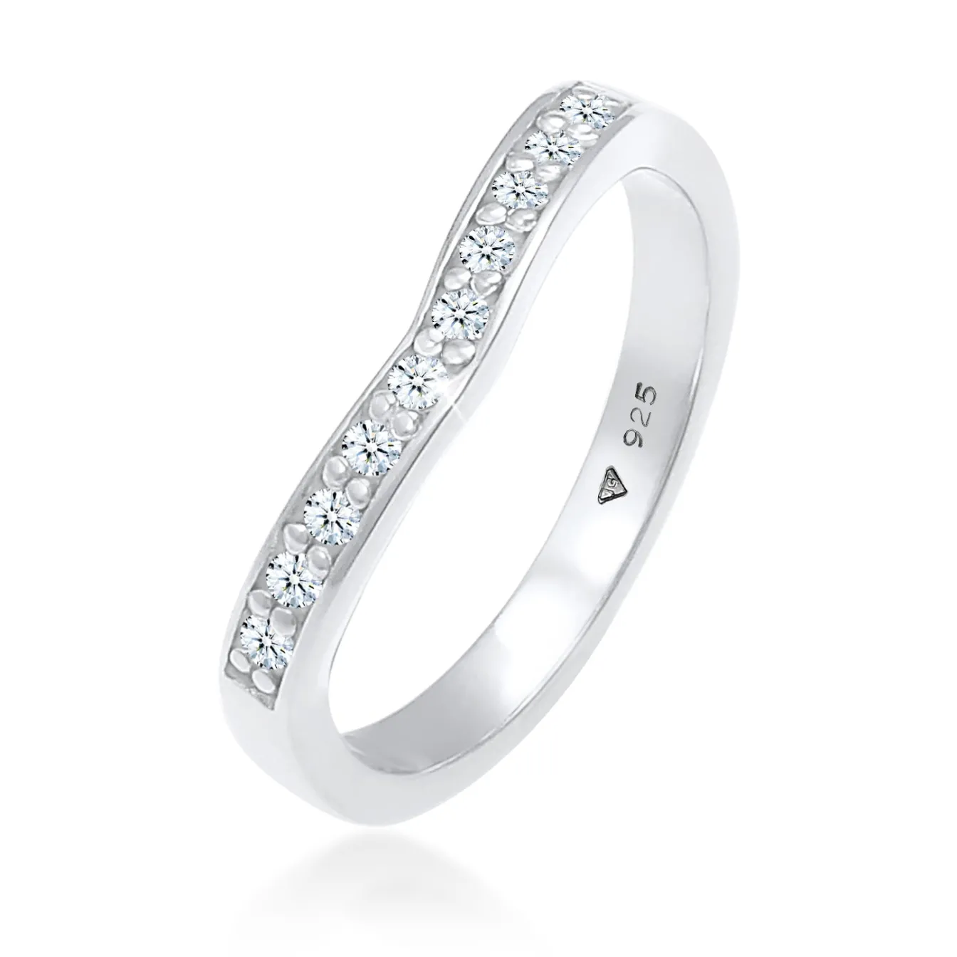 Elli "Ring | Diamant ( Weiß, 0,15 ct )< Letzte Chance|Ringe