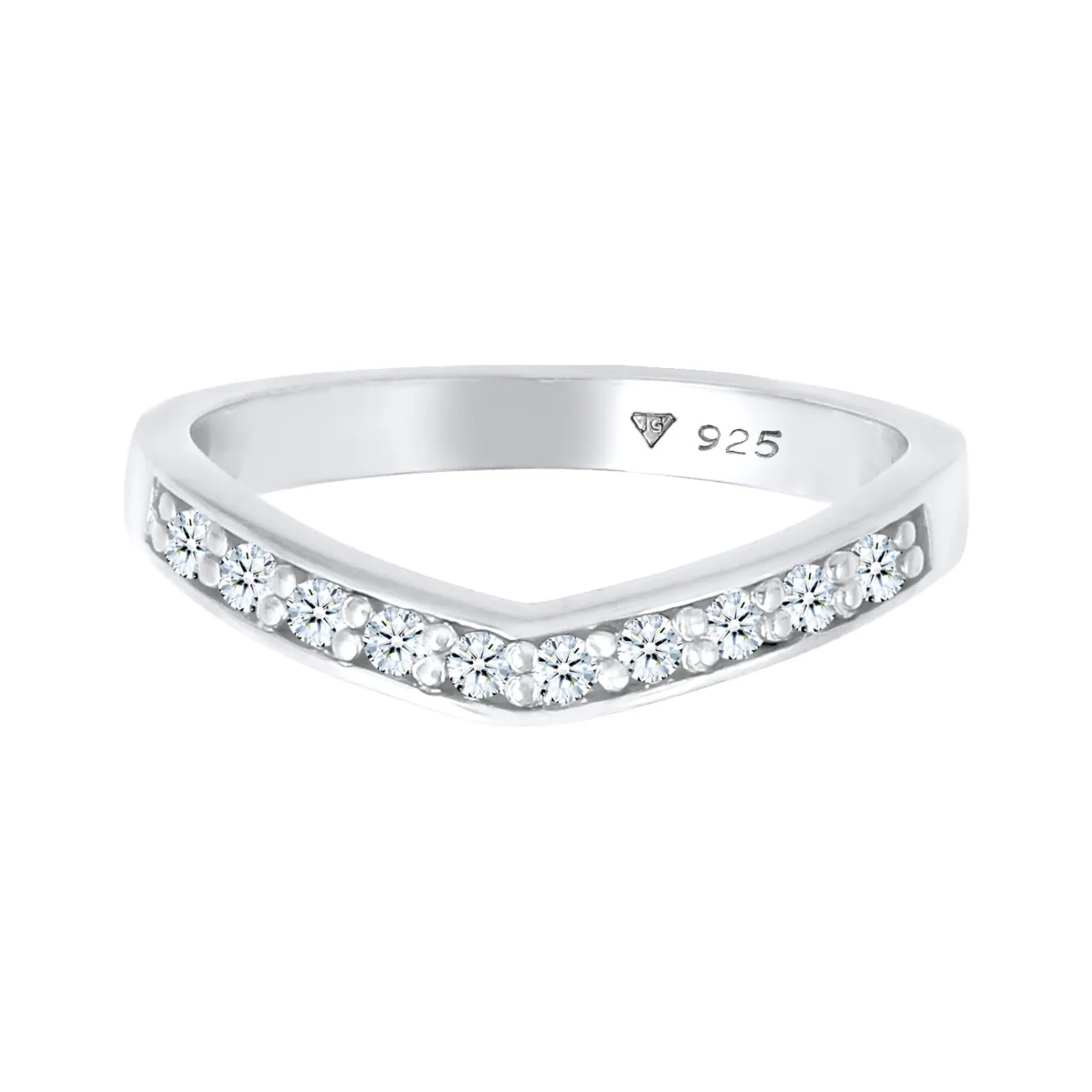 Elli "Ring | Diamant ( Weiß, 0,15 ct )< Letzte Chance|Ringe