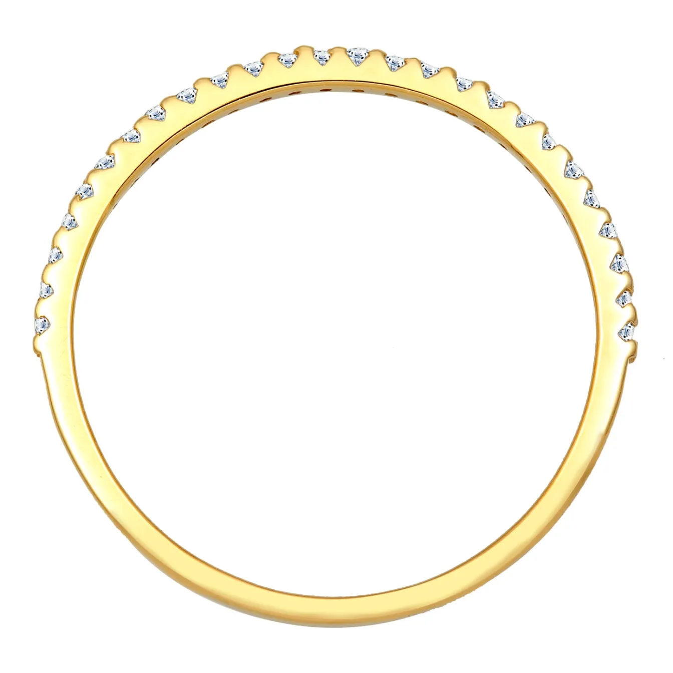 Elli "Ring | Diamant ( Weiß, 0,125 ct )< Ringe|Echtgold
