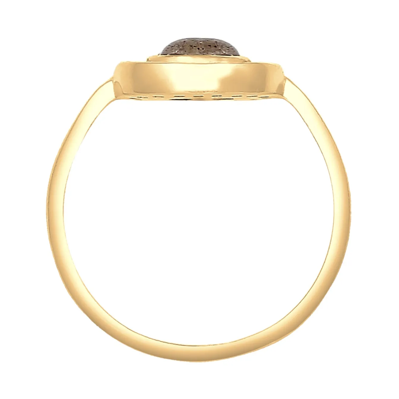 Elli "Ring | Labradorit ( Grau )< Ringe|Vergoldet