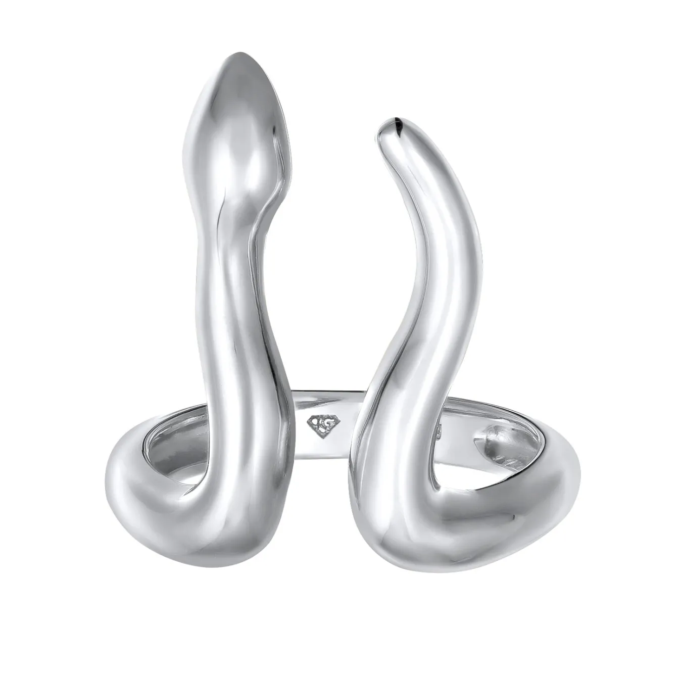 Elli "Ring | Offen Schlange< Vergoldet|Ringe