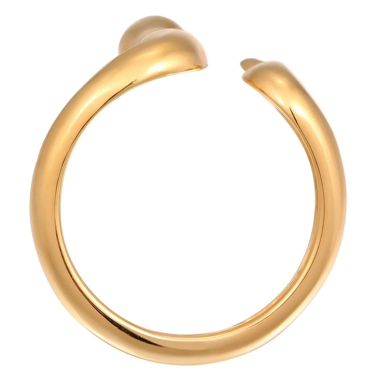 Elli "Ring | Offen Schlange< Vergoldet|Ringe