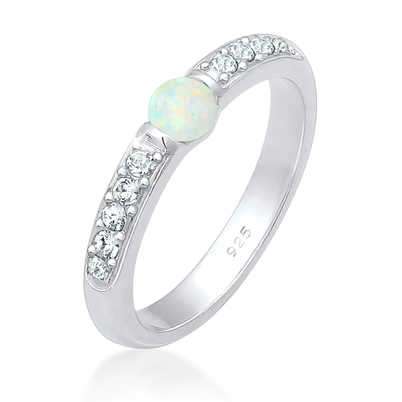Elli "Ring | Opal ( Weiß )< Roségold|Ringe