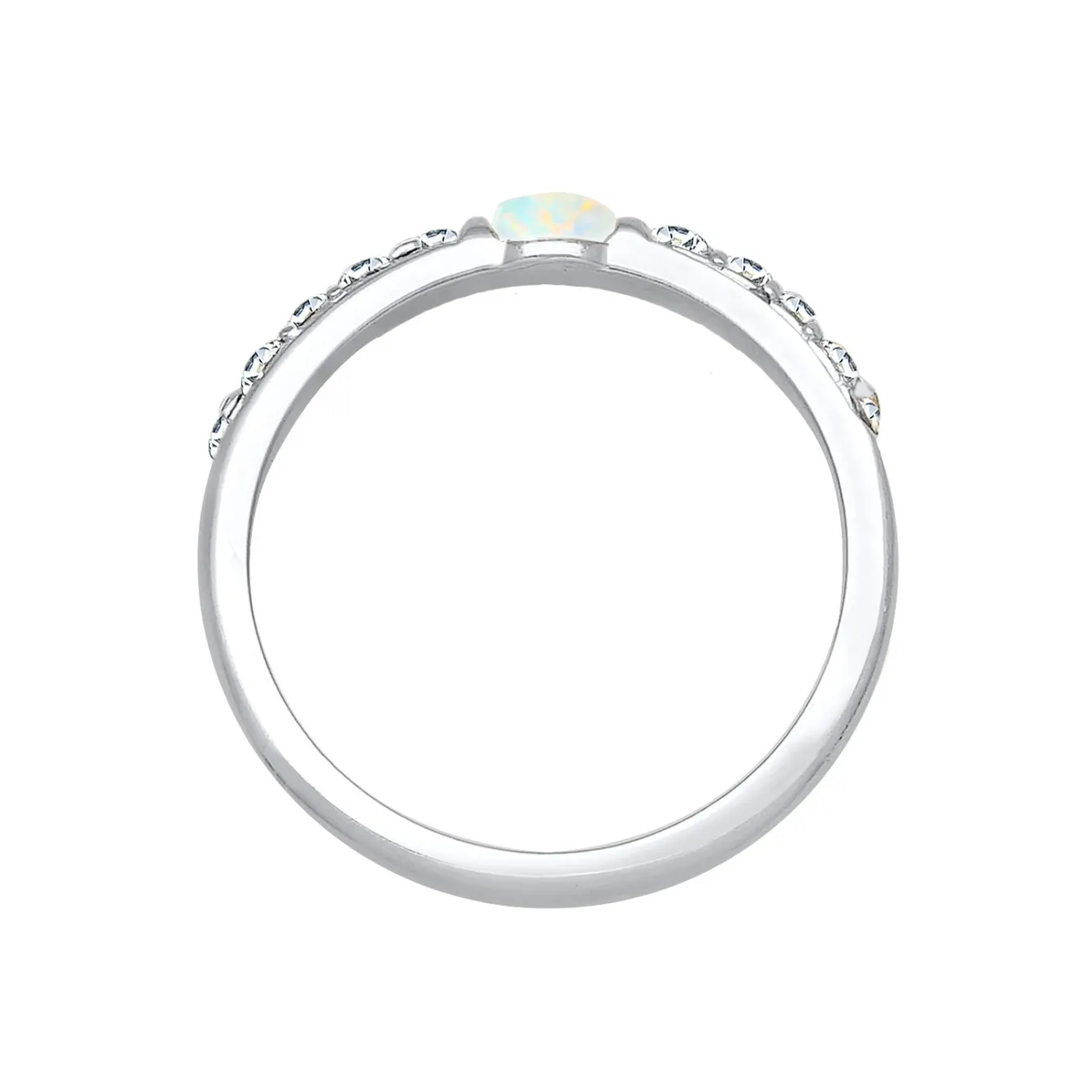 Elli "Ring | Opal ( Weiß )< Roségold|Ringe