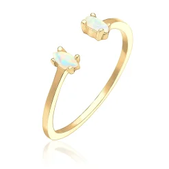 Elli "Ring | Opal ( Weiß )< Roségold|Ringe