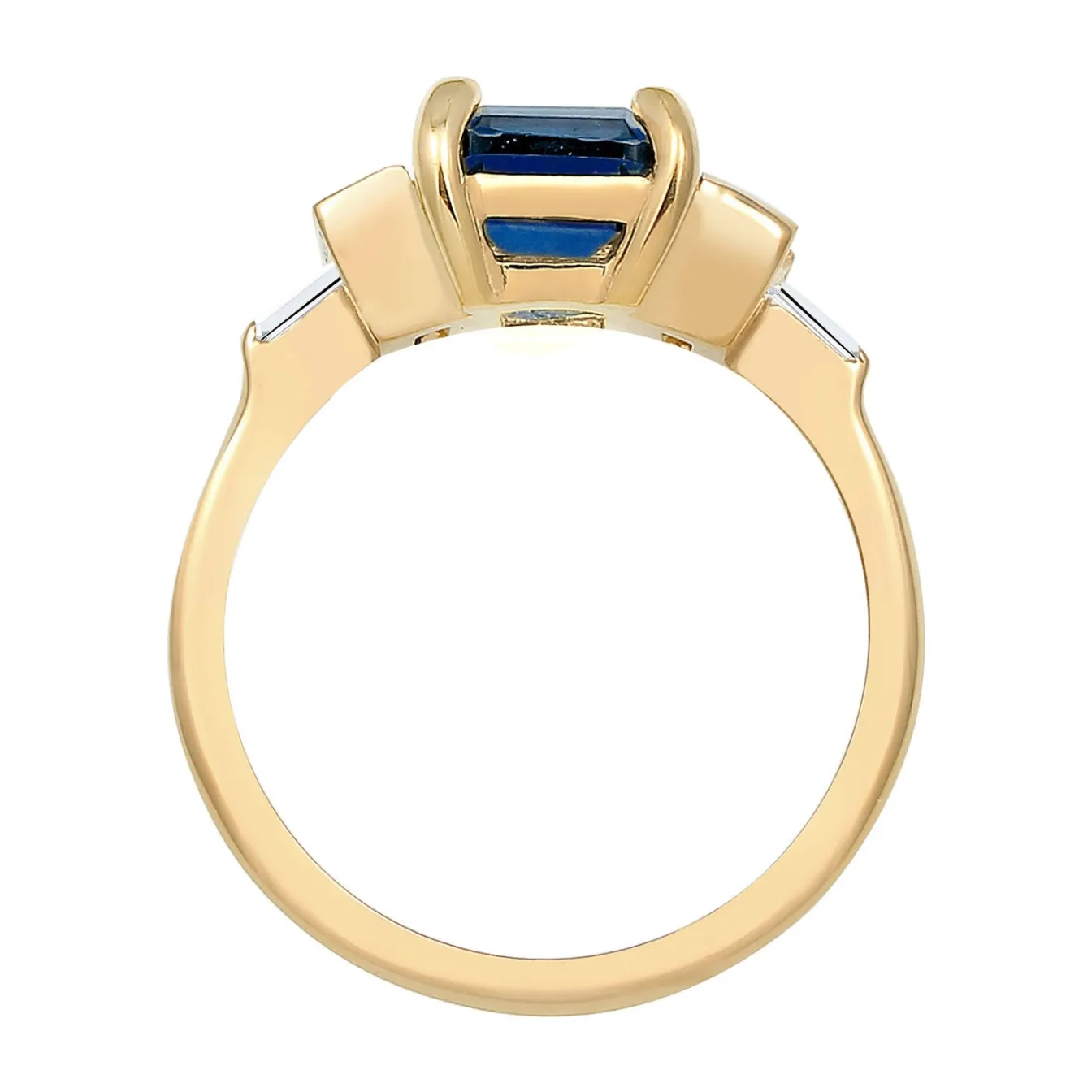 Elli "Ring | Quarz ( Grün )< Ringe|Vergoldet