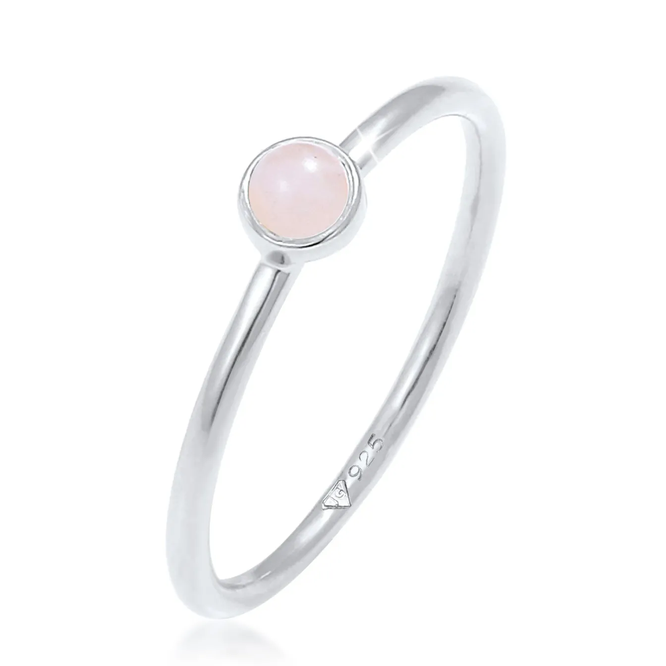 Elli "Ring | Quarz ( Rosa )< Ringe|Vergoldet