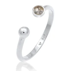 Elli "Ring | Quarz ( Transparent )< Ringe|Silber