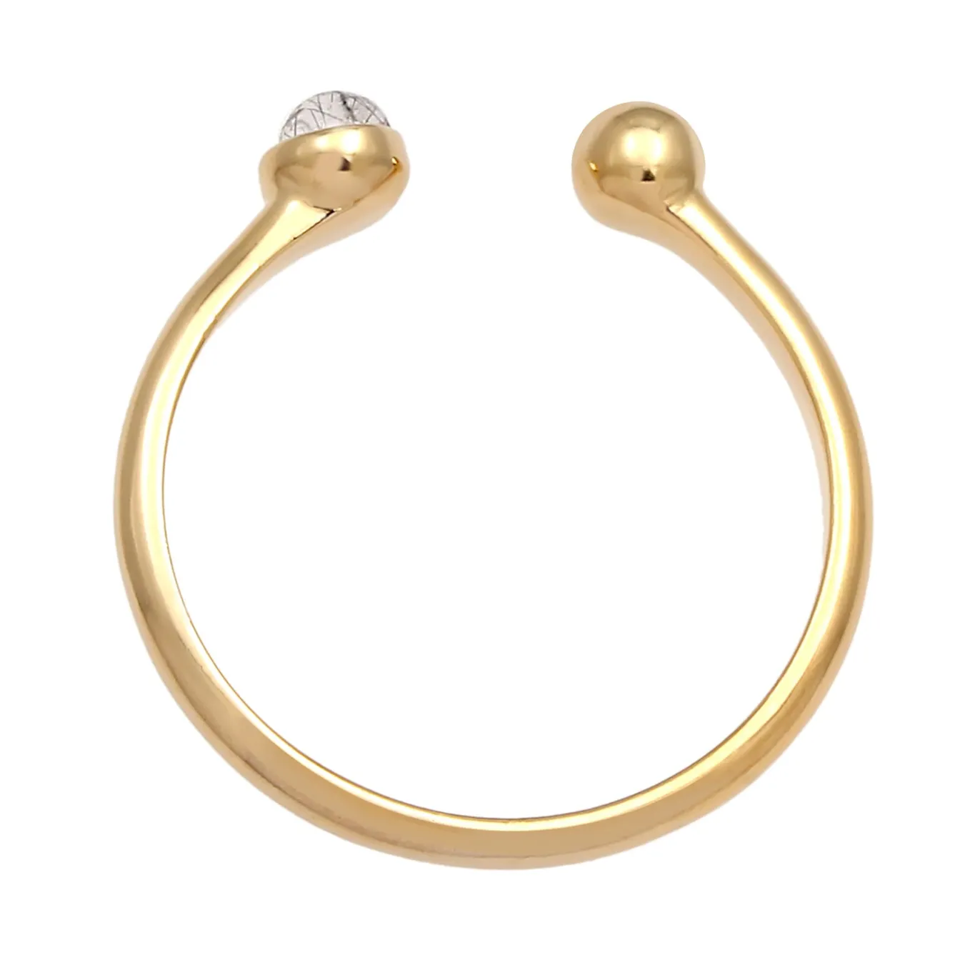 Elli "Ring | Quarz ( Transparent )< Ringe|Silber