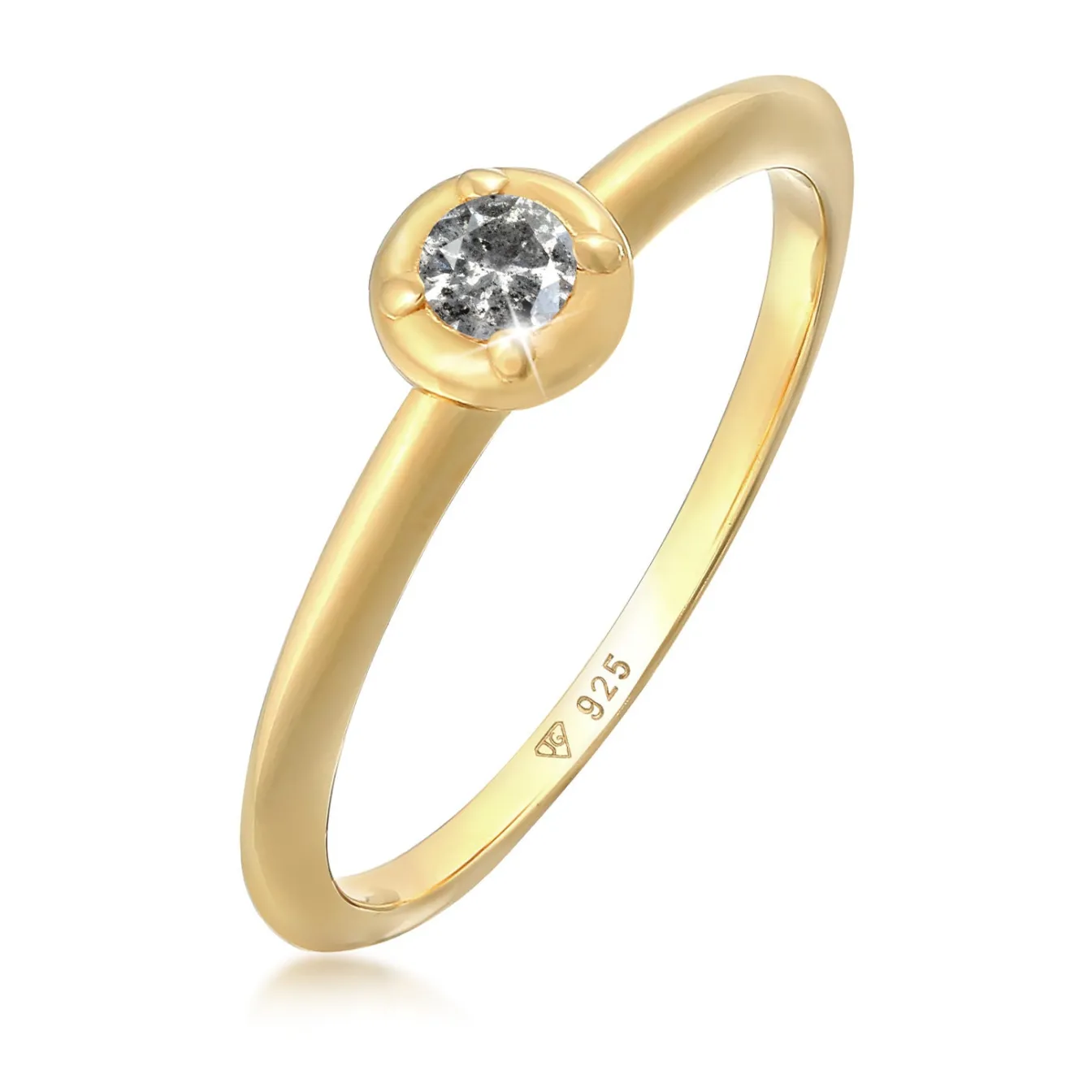 Elli "Ring | Salt & Pepper Diamant (0.05 ct.)< Letzte Chance|Ringe