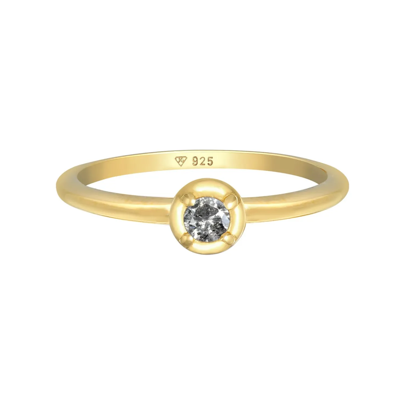 Elli "Ring | Salt & Pepper Diamant (0.05 ct.)< Letzte Chance|Ringe