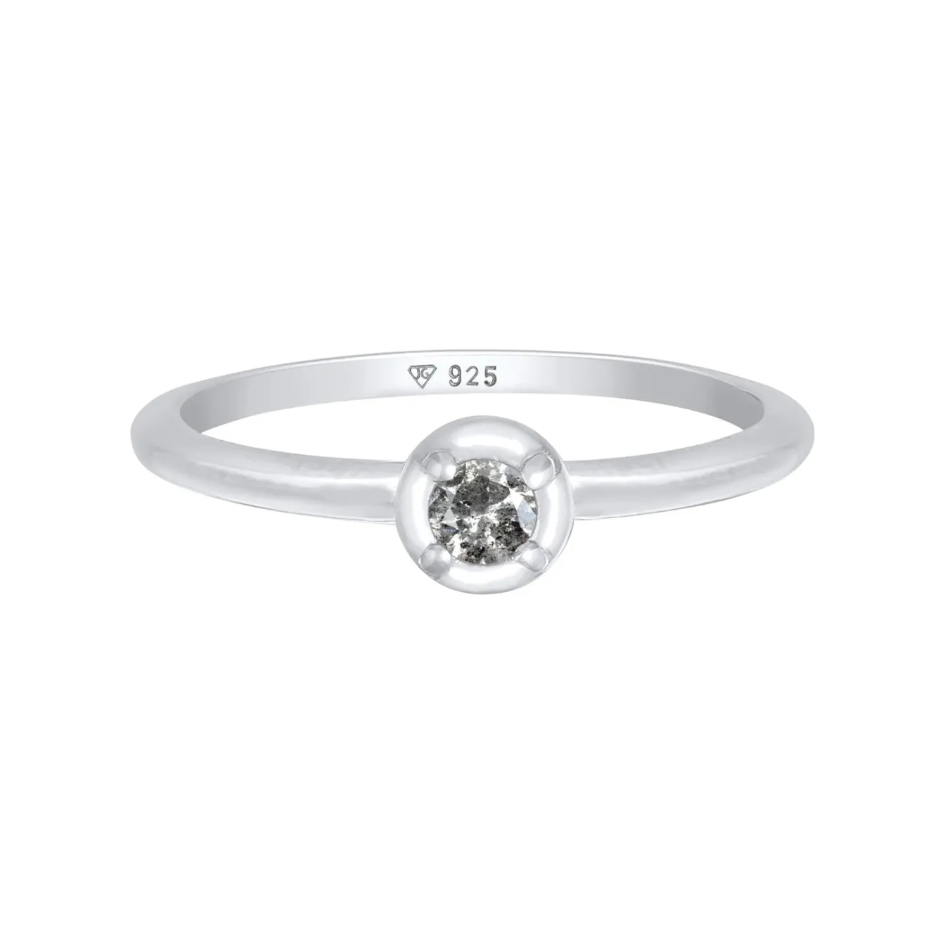 Elli "Ring | Salt & Pepper Diamant (0.05 ct.)< Letzte Chance|Ringe