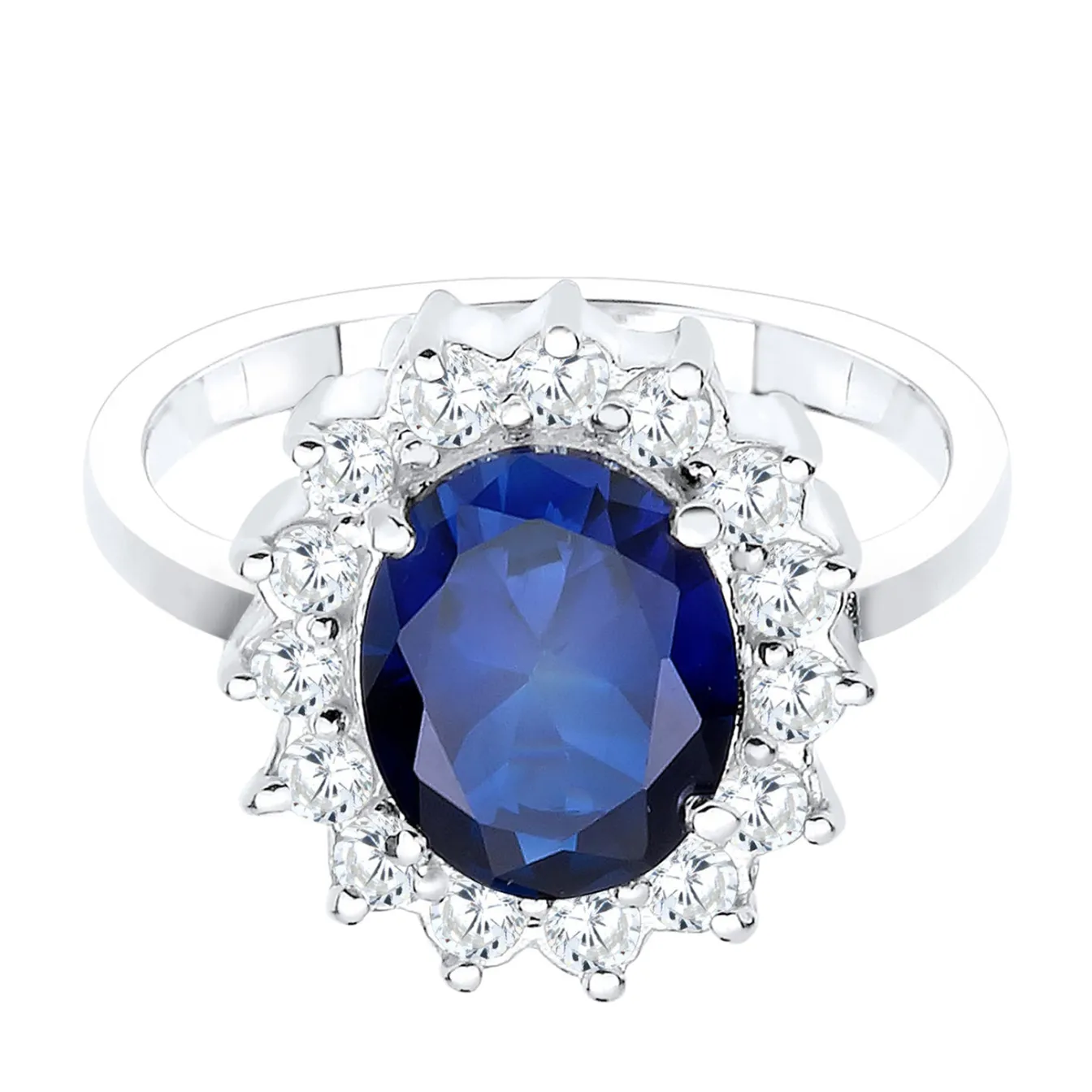 Elli "Ring | Saphir ( Blau )< Ringe|Vergoldet