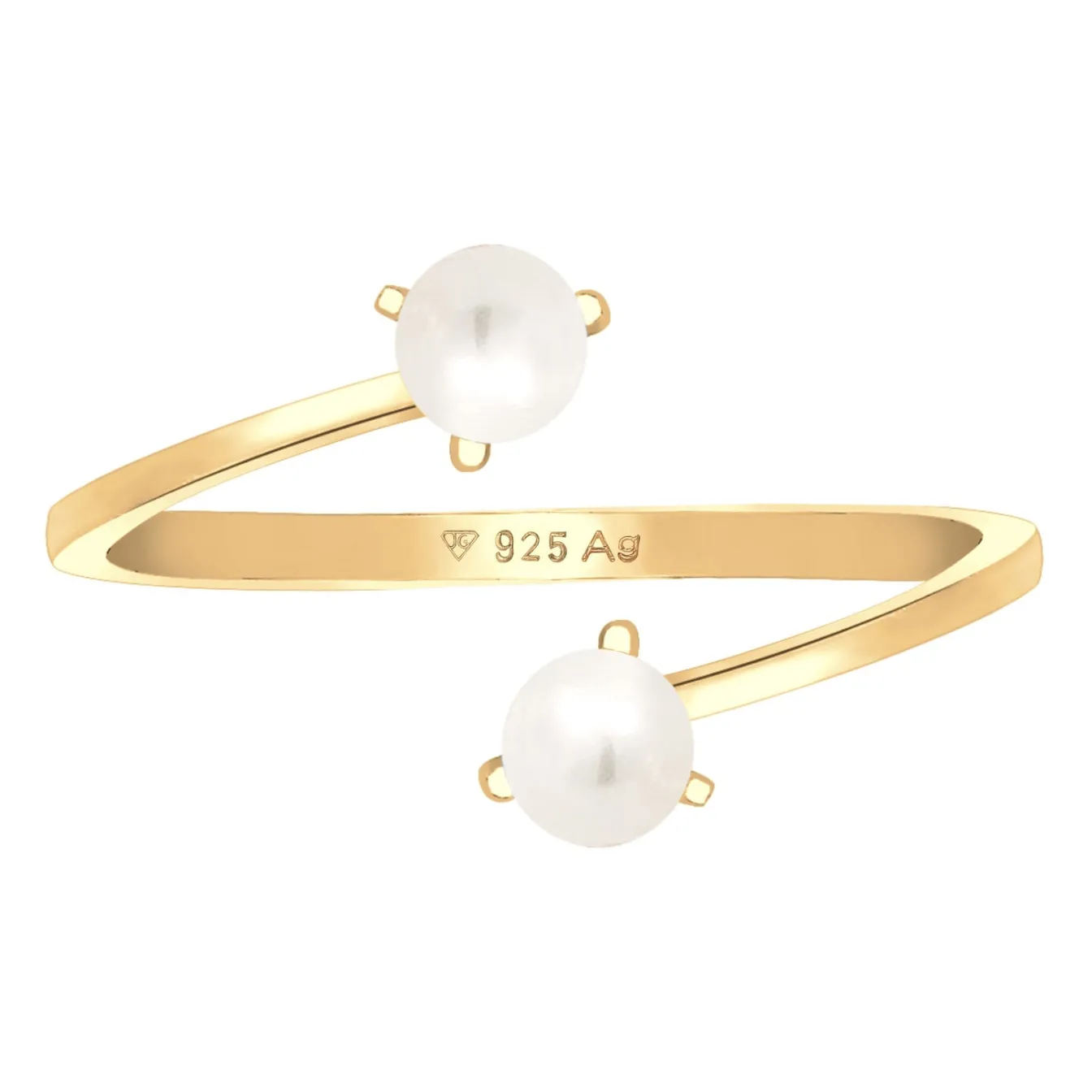 Elli "Ring | Süßwasserperle< Perlen|Ringe