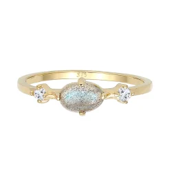 Elli "Ring | Topas ( Weiß )< Ringe|Edelsteine