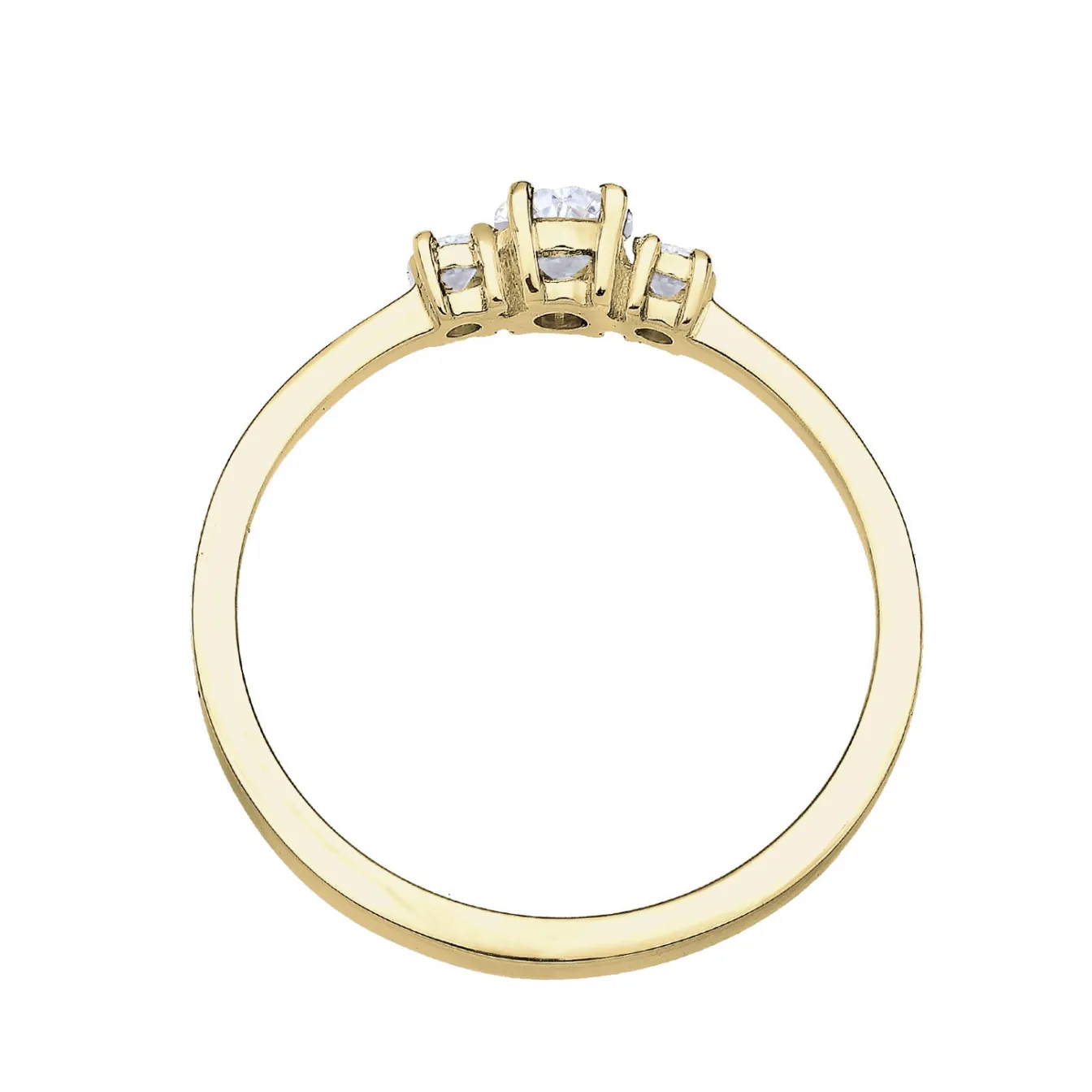 Elli "Ring | Zirkonia ( )< Ringe|Echtgold