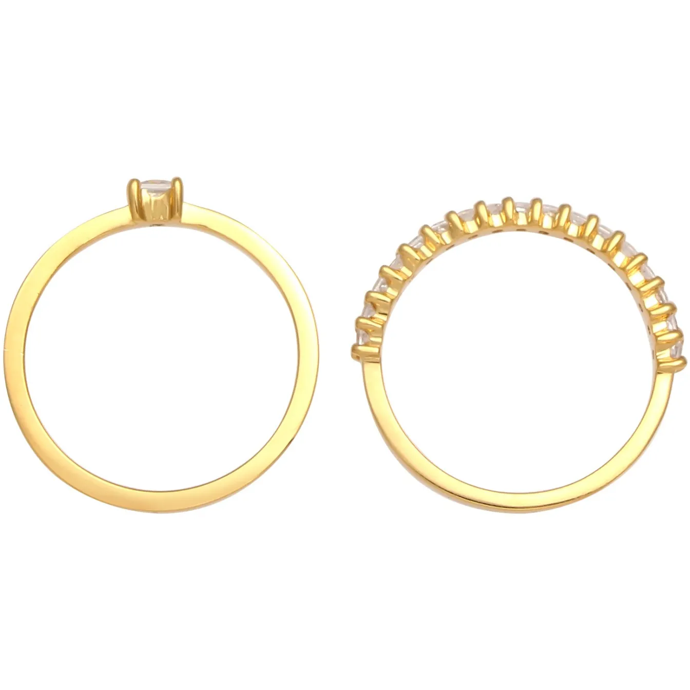 Elli "Ring | Zirkonia ( Weiß )< Ringe|Silber