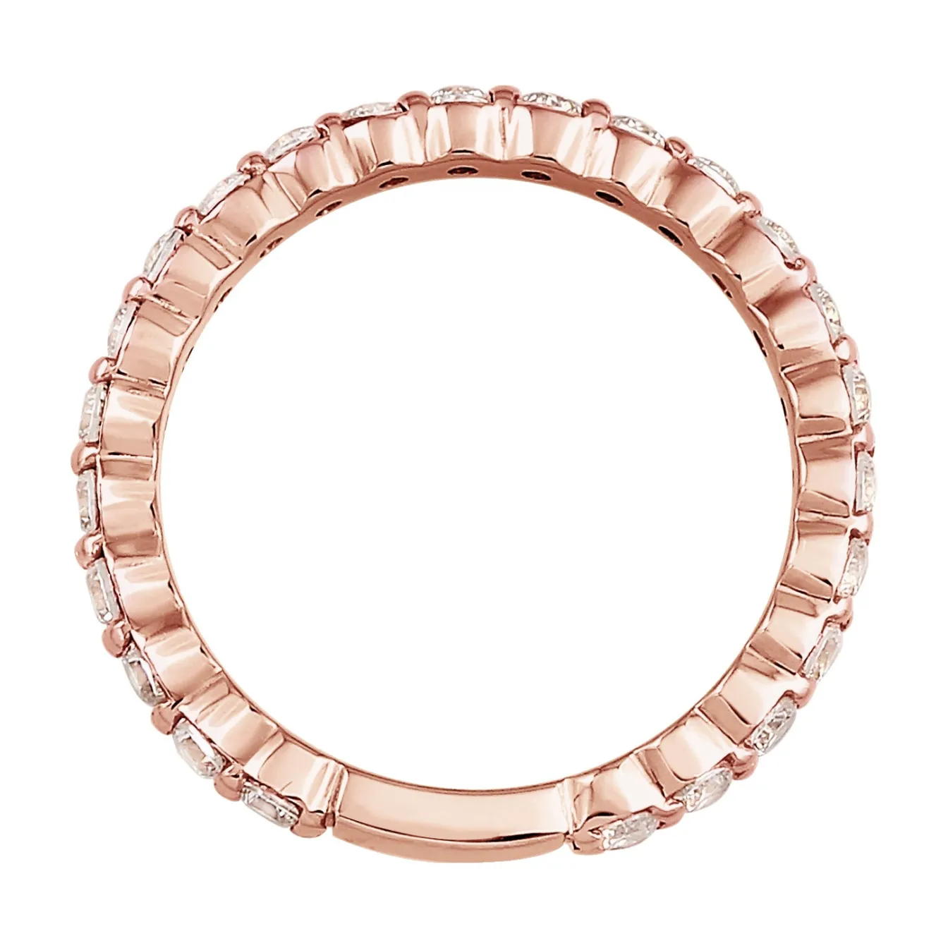 Elli "Ring | Zirkonia ( Weiß )< Roségold|Ringe