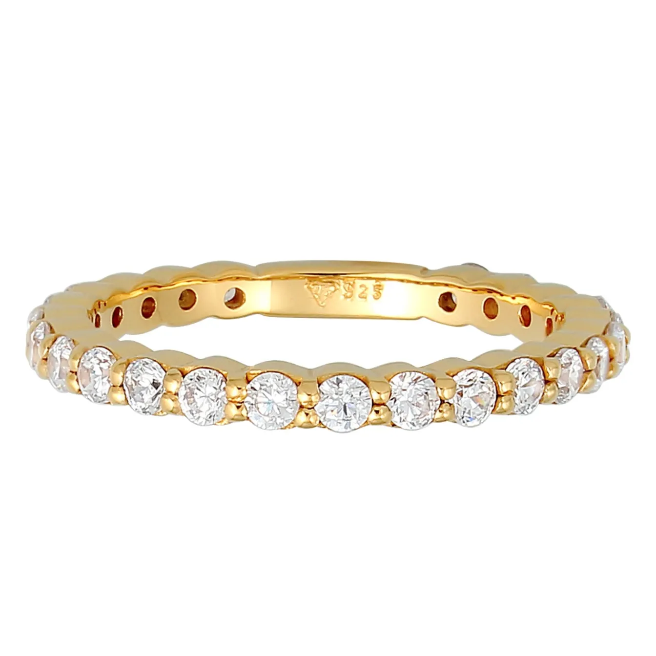 Elli "Ring | Zirkonia ( Weiß )< Roségold|Ringe