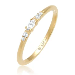 Elli "Ring | Zirkonia ( Weiß )< Roségold|Ringe