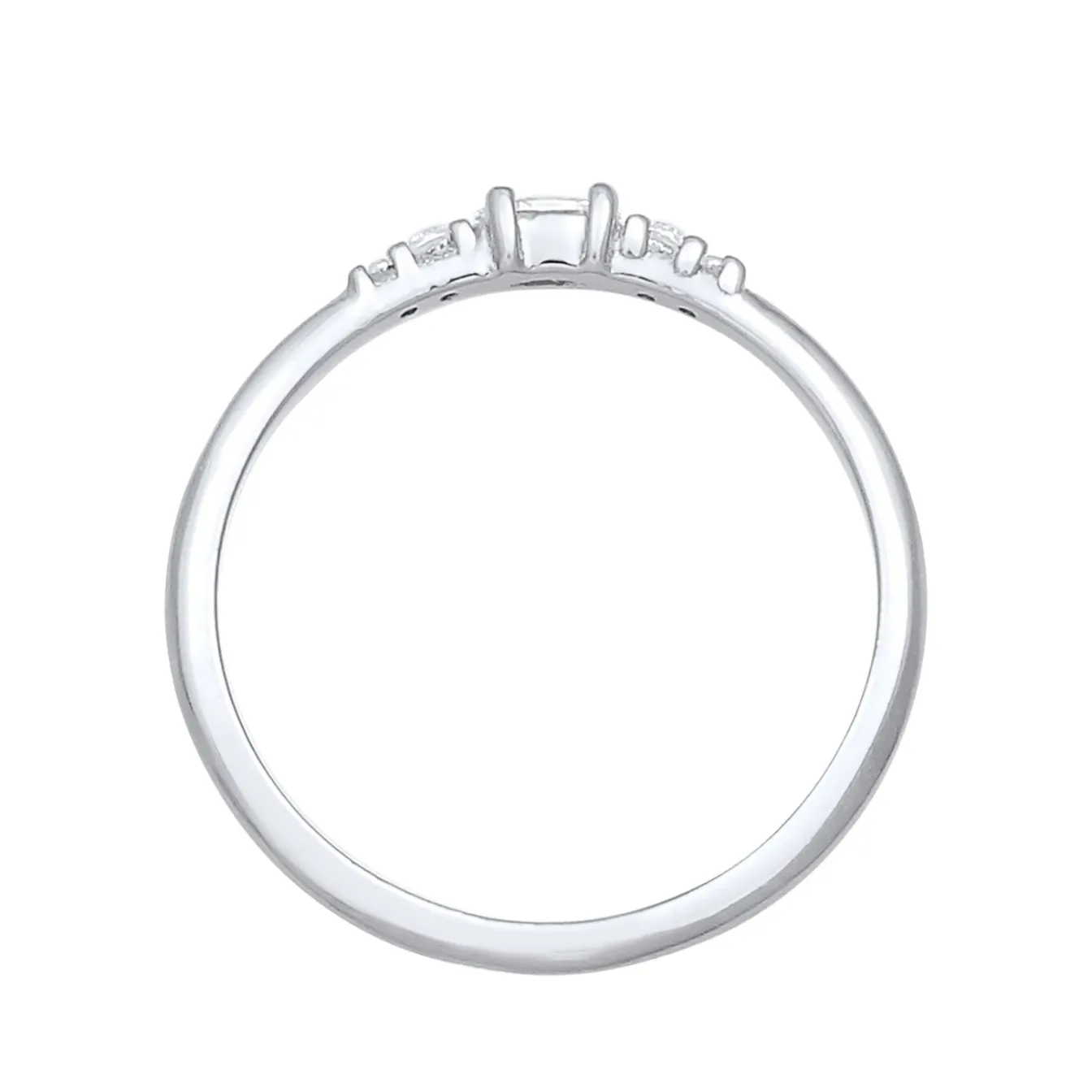 Elli "Ring | Zirkonia ( Weiß )< Roségold|Ringe