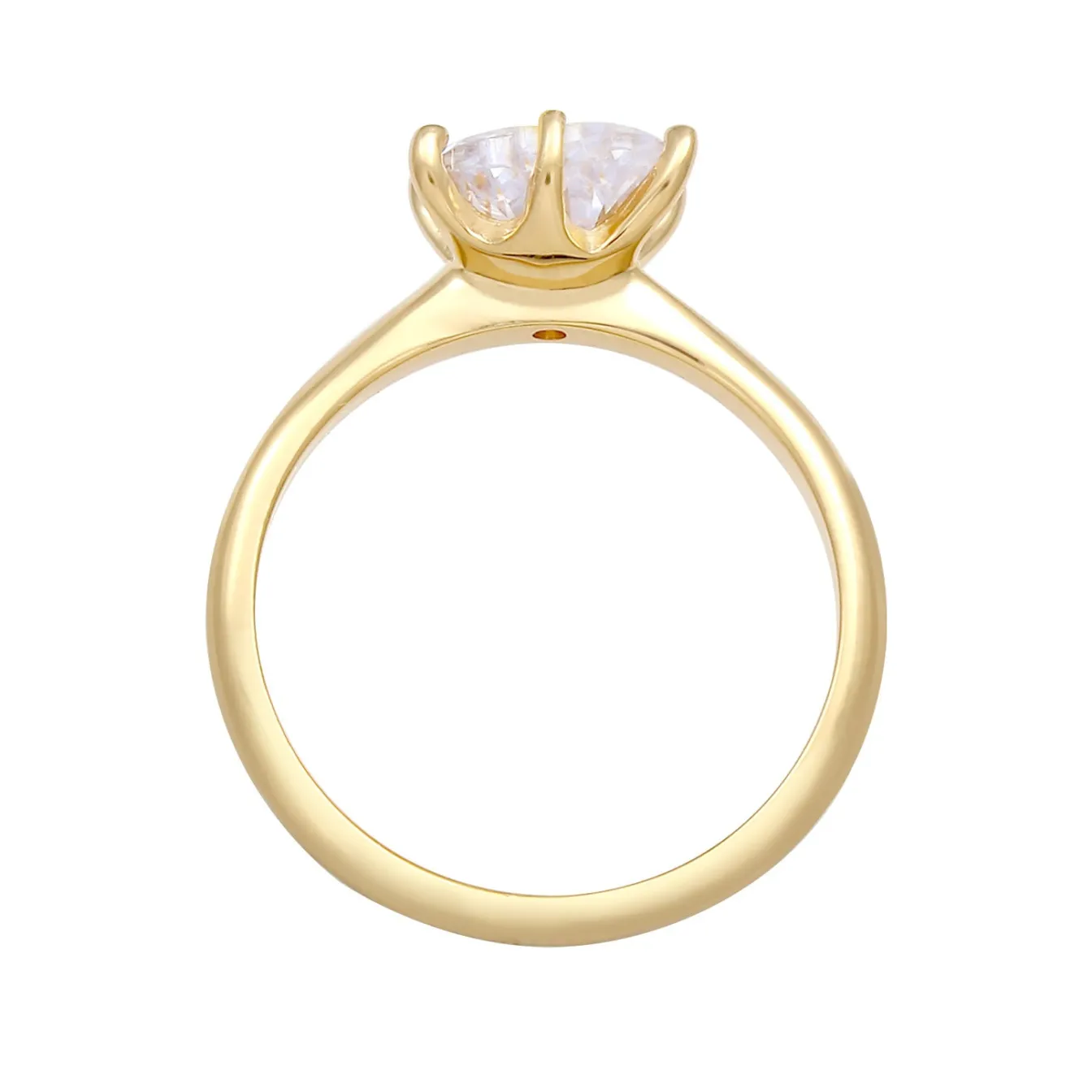 Elli "Ring | Zirkonia (Weiß)< Roségold|Ringe