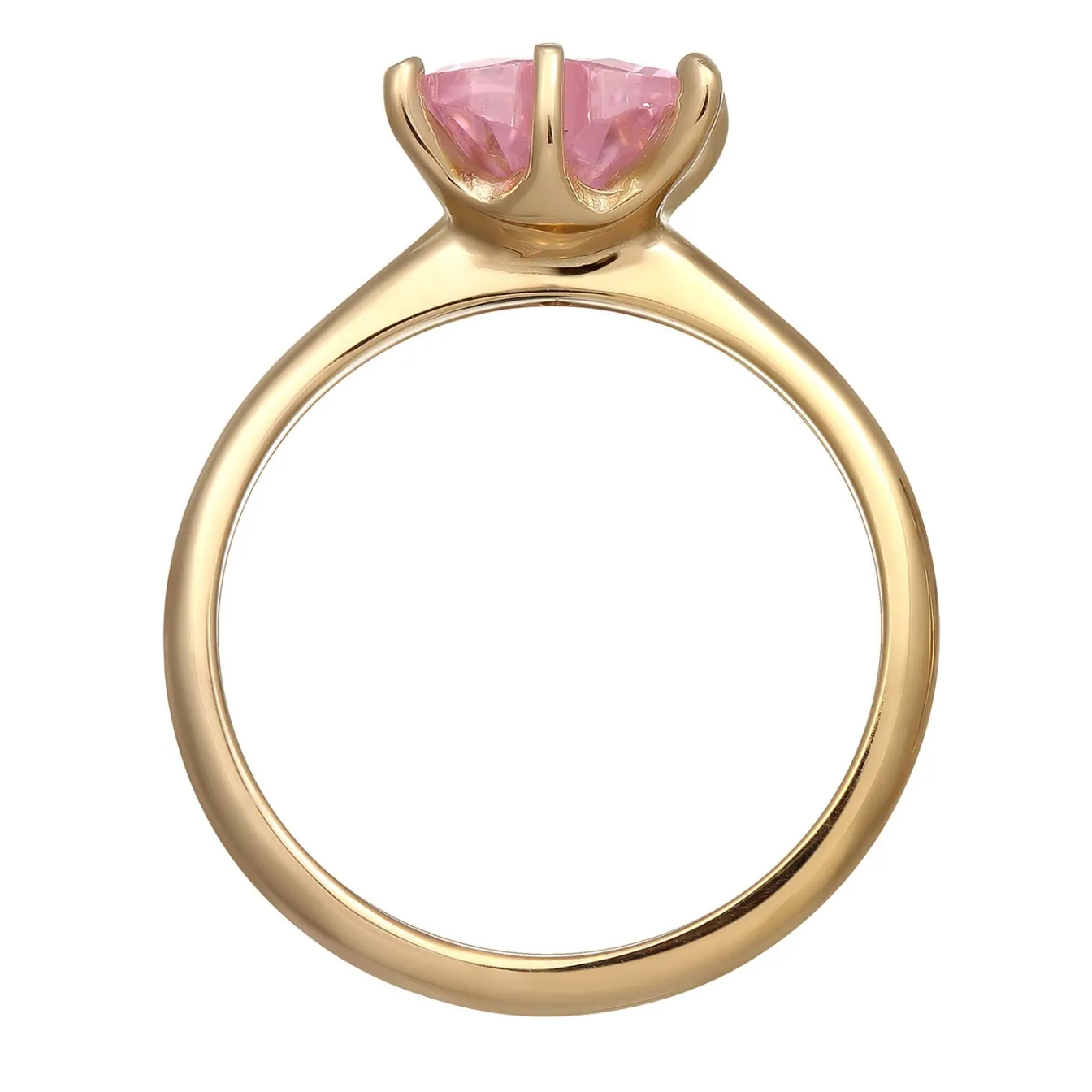 Elli "Ring | Zirkonia (Weiß)< Roségold|Ringe