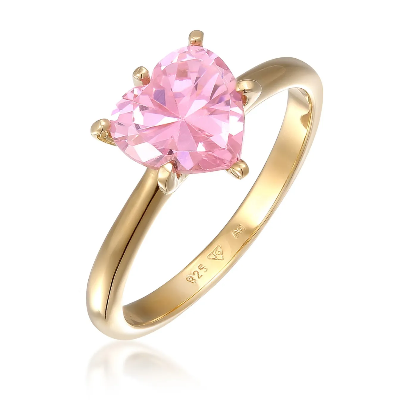 Elli "Ring | Zirkonia (Weiß)< Roségold|Ringe