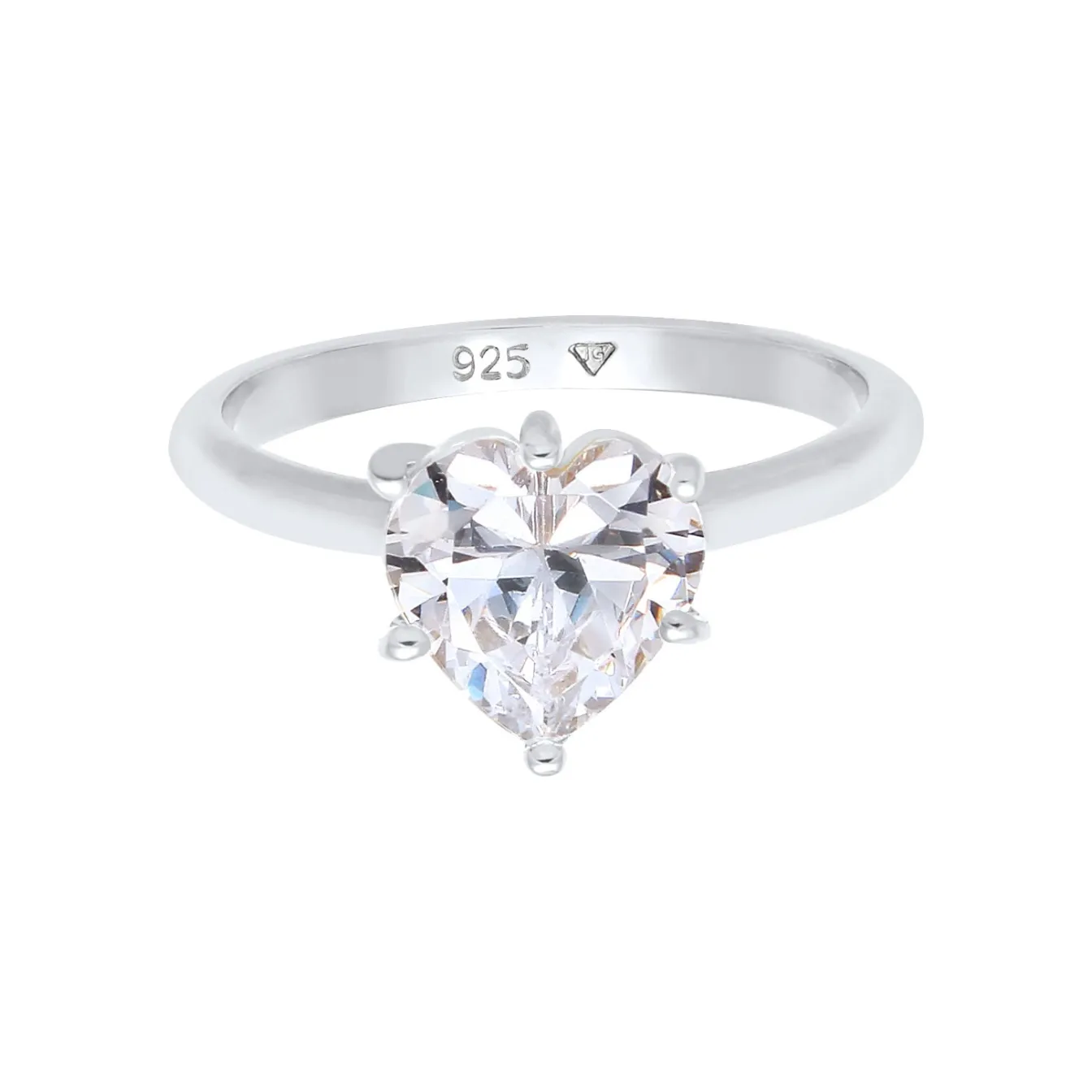 Elli "Ring | Zirkonia (Weiß)< Roségold|Ringe