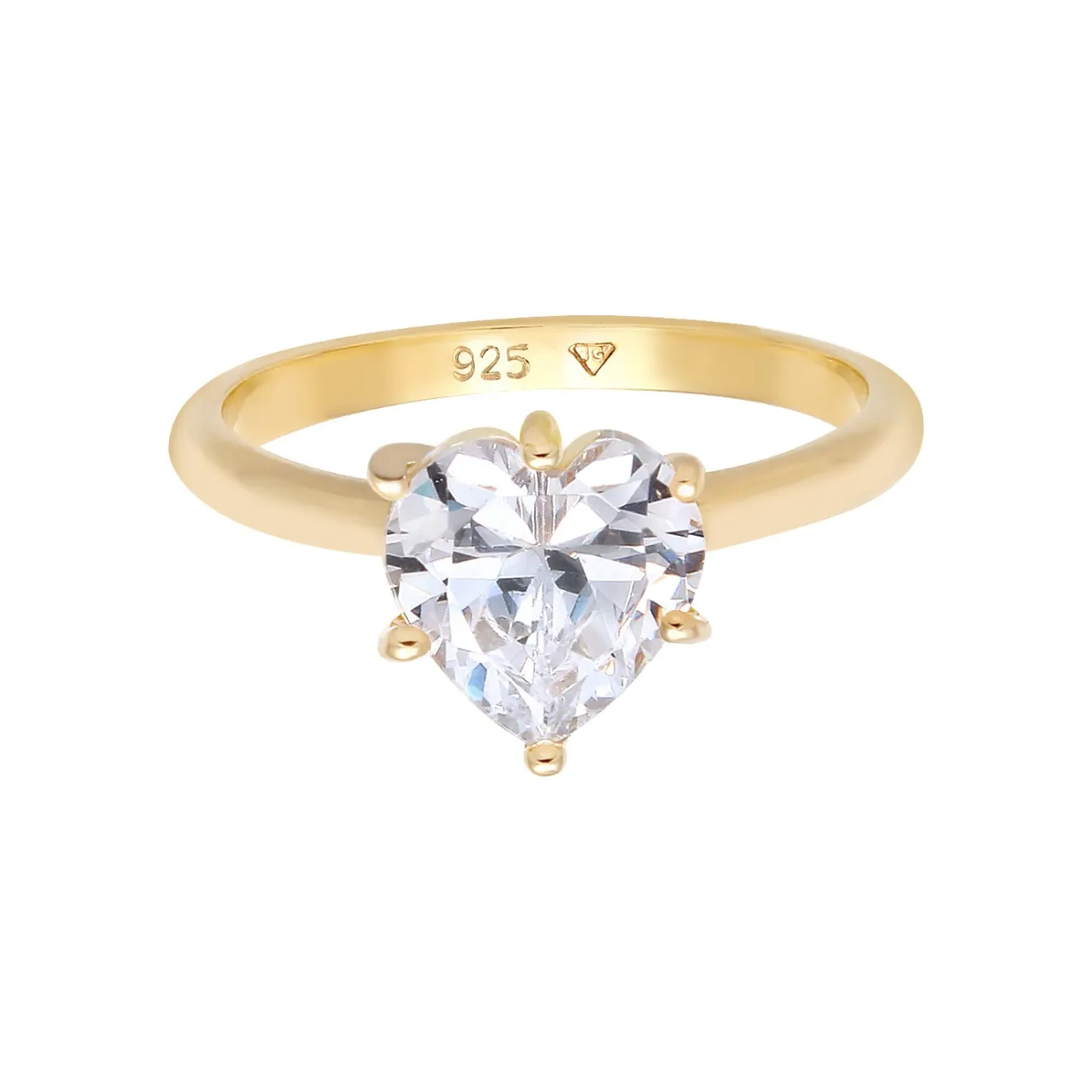 Elli "Ring | Zirkonia (Weiß)< Roségold|Ringe