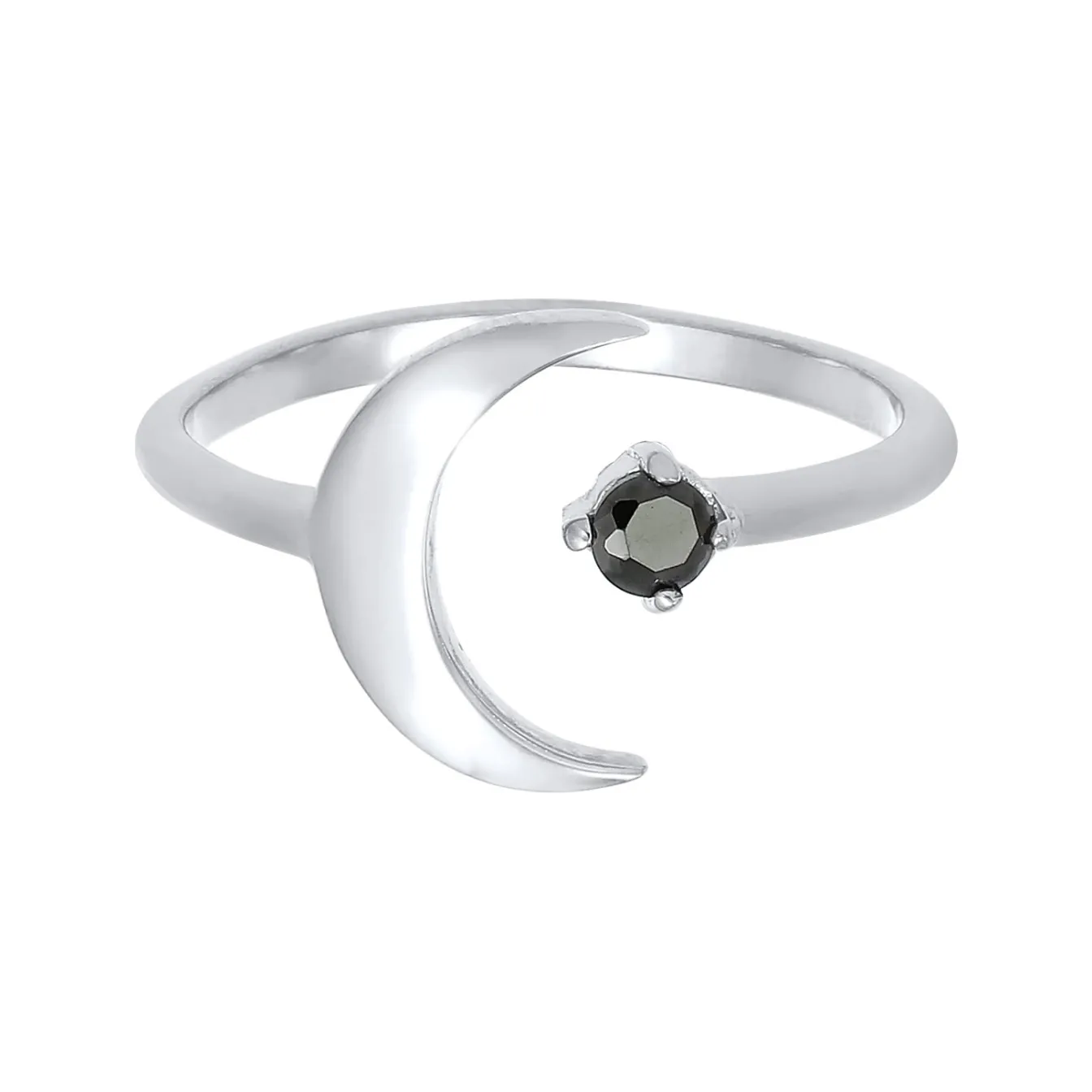 Elli "Ring Astro | Zirkonia ( Schwarz )< Symbol-schmuck|Ringe