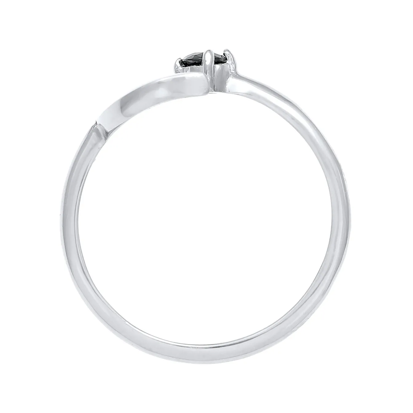 Elli "Ring Astro | Zirkonia ( Schwarz )< Symbol-schmuck|Ringe