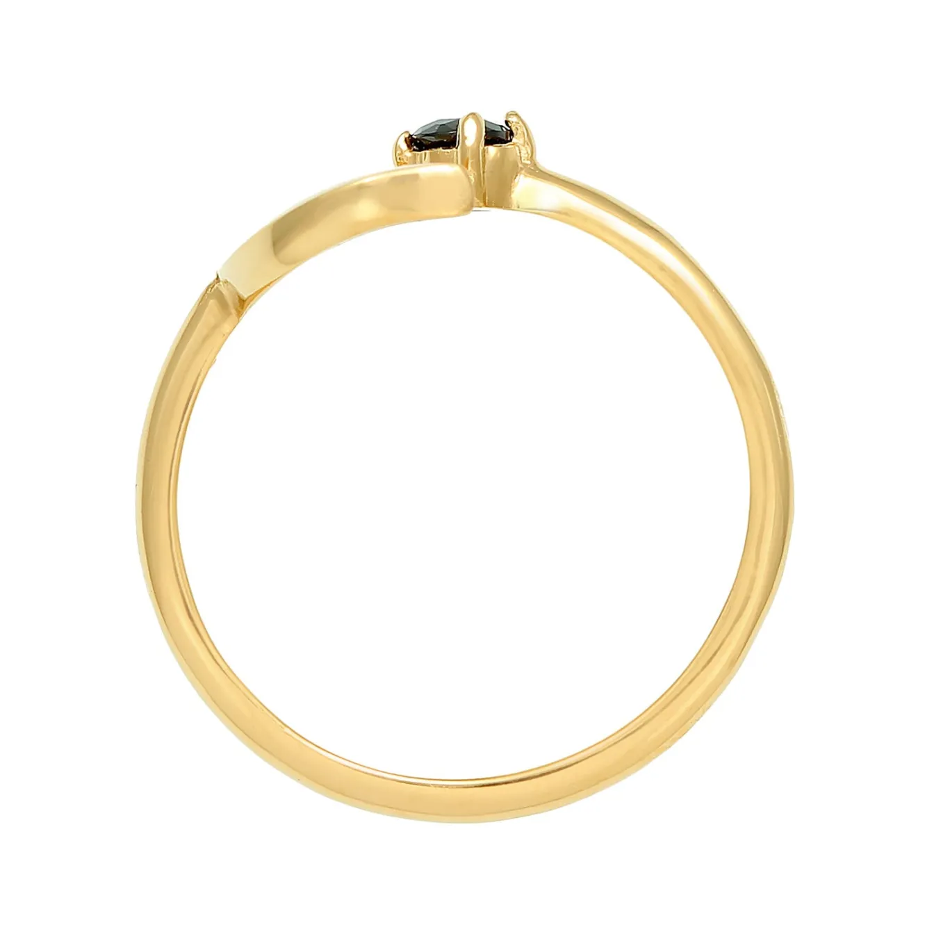 Elli "Ring Astro | Zirkonia ( Schwarz )< Symbol-schmuck|Ringe