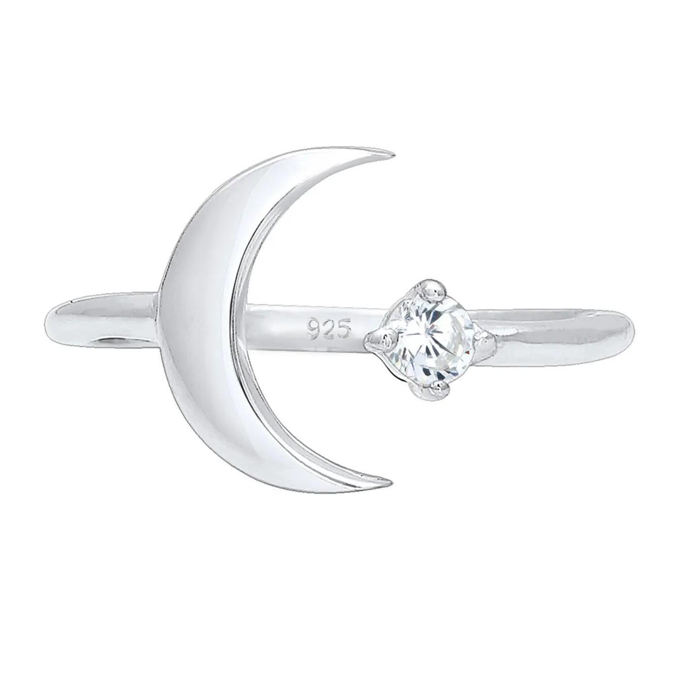 Elli "Ring Astro | Zirkonia ( Weiß )< Symbol-schmuck|Ringe