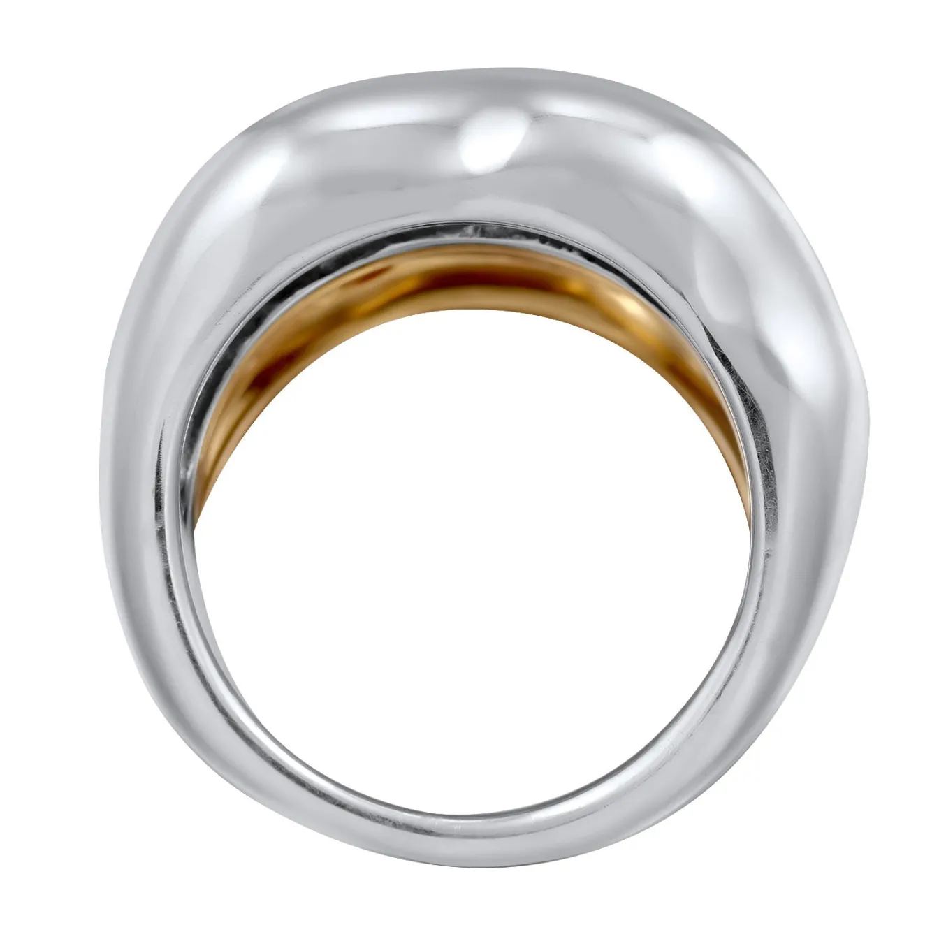 Elli "Ring Bicolor | Organic< Vergoldet|Ringe