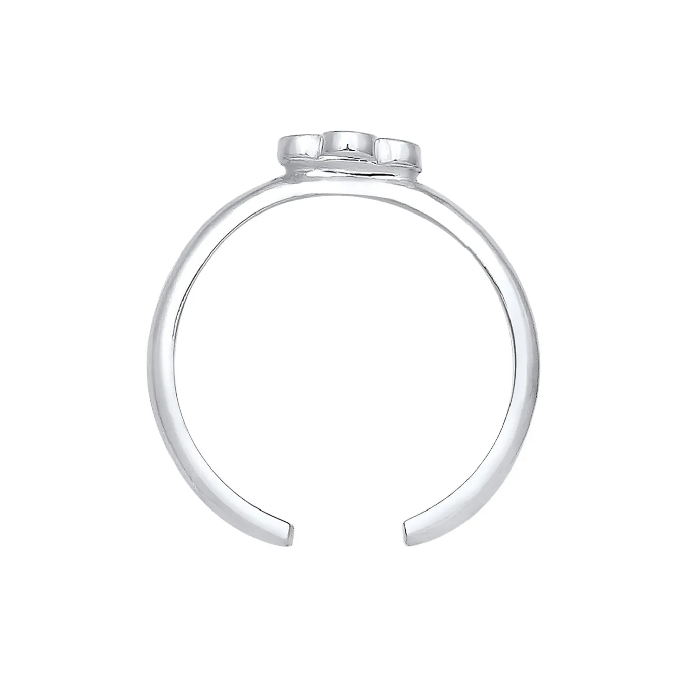 Elli "Ring Blume | Kristall ( Rosa )<Kinder Symbol-schmuck|Kinderschmuck