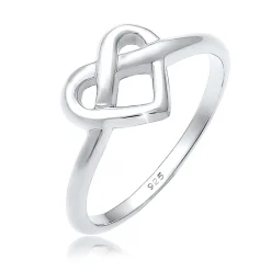 Elli "Ring Brezel< Symbol-schmuck|Herz-schmuck