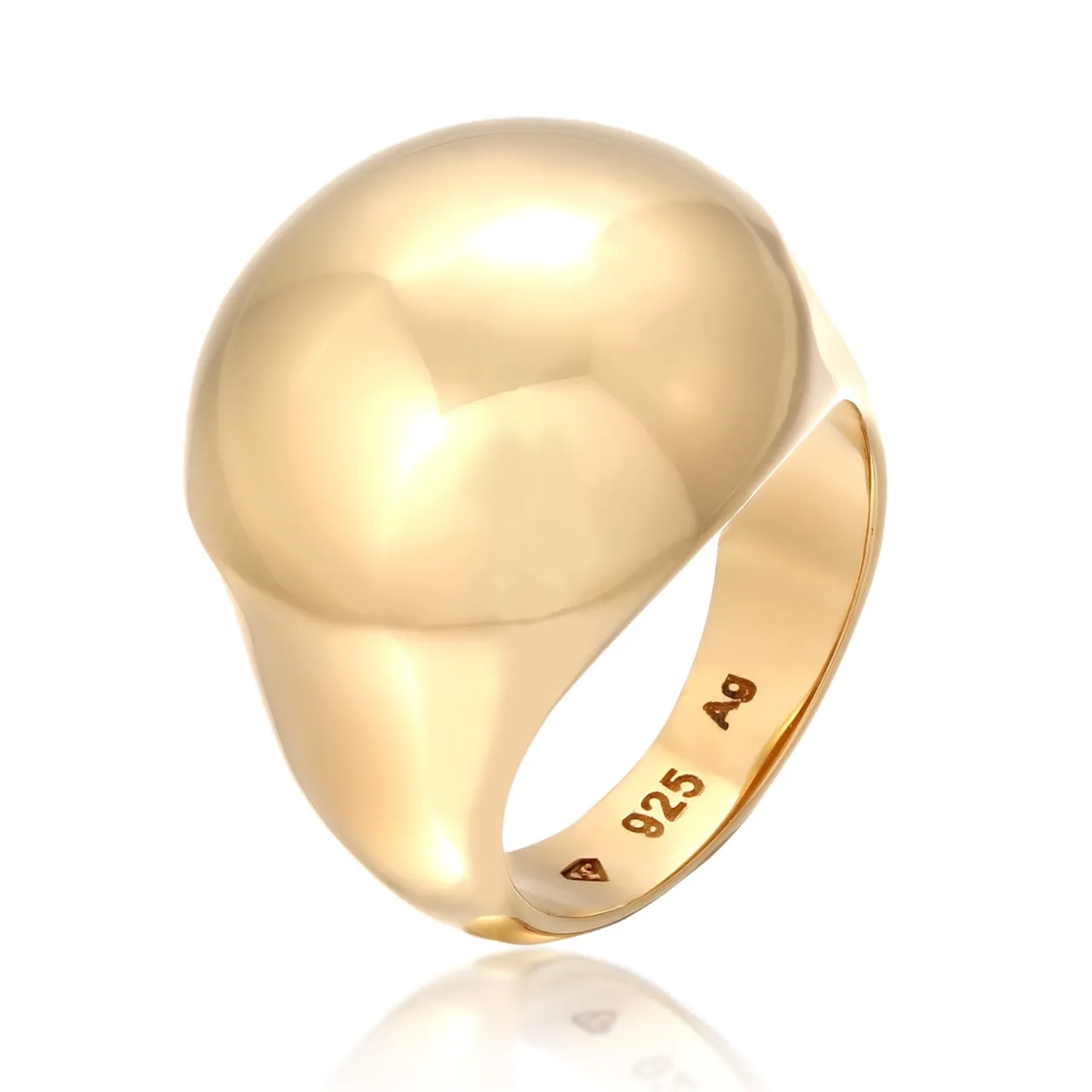 Elli "Ring Chunky< Vergoldet|Ringe