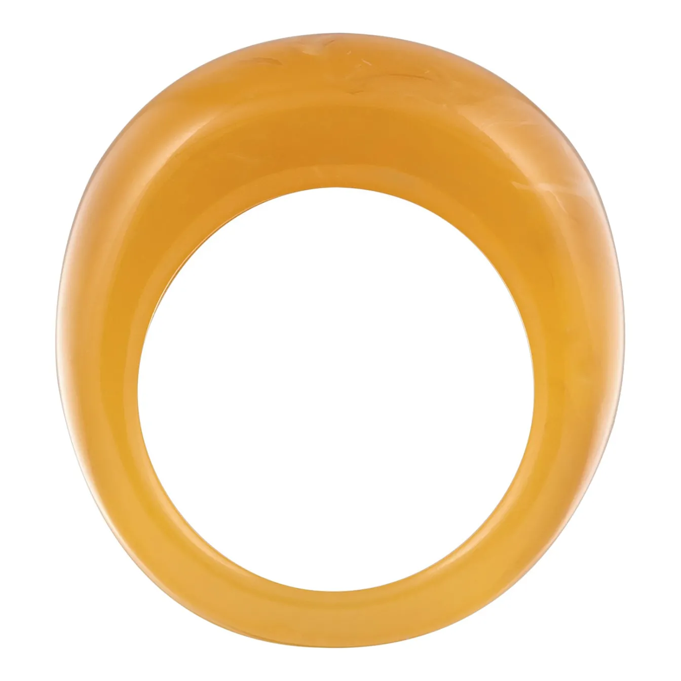 Elli "Ring Chunky | Resin (Weiß-Braun)< Letzte Chance|Ringe