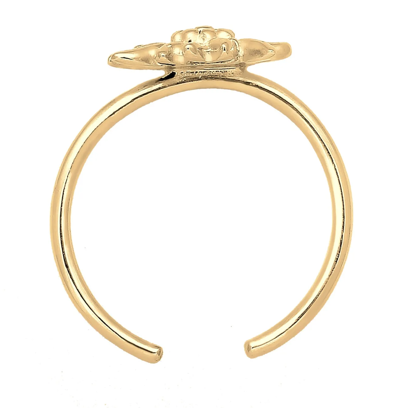 Elli "Ring Edelweiss< Ringe|Vergoldet