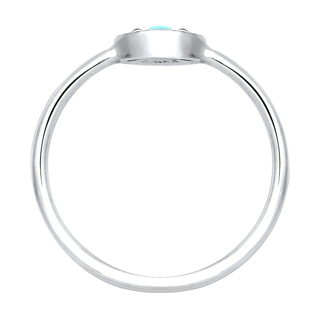 Elli "Ring Evil Eye | Howlith ( Türkis )< Vergoldet|Symbol-schmuck
