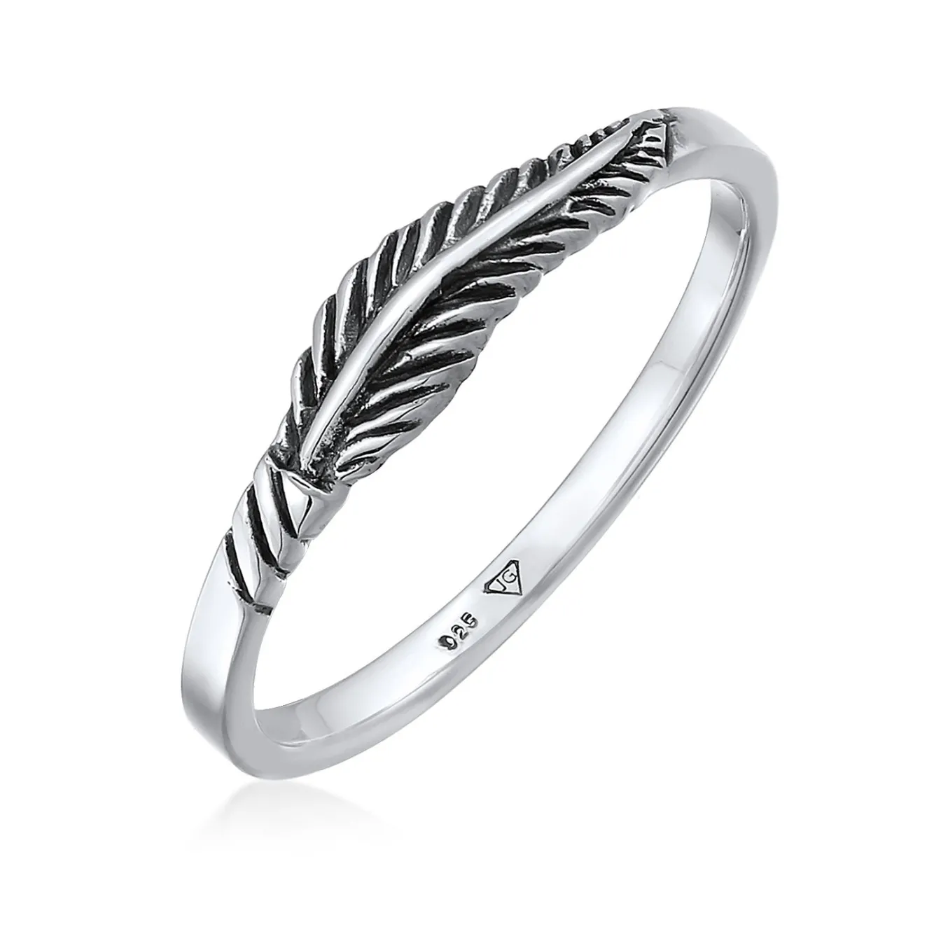 Elli "Ring Feder< Ringe|Vergoldet