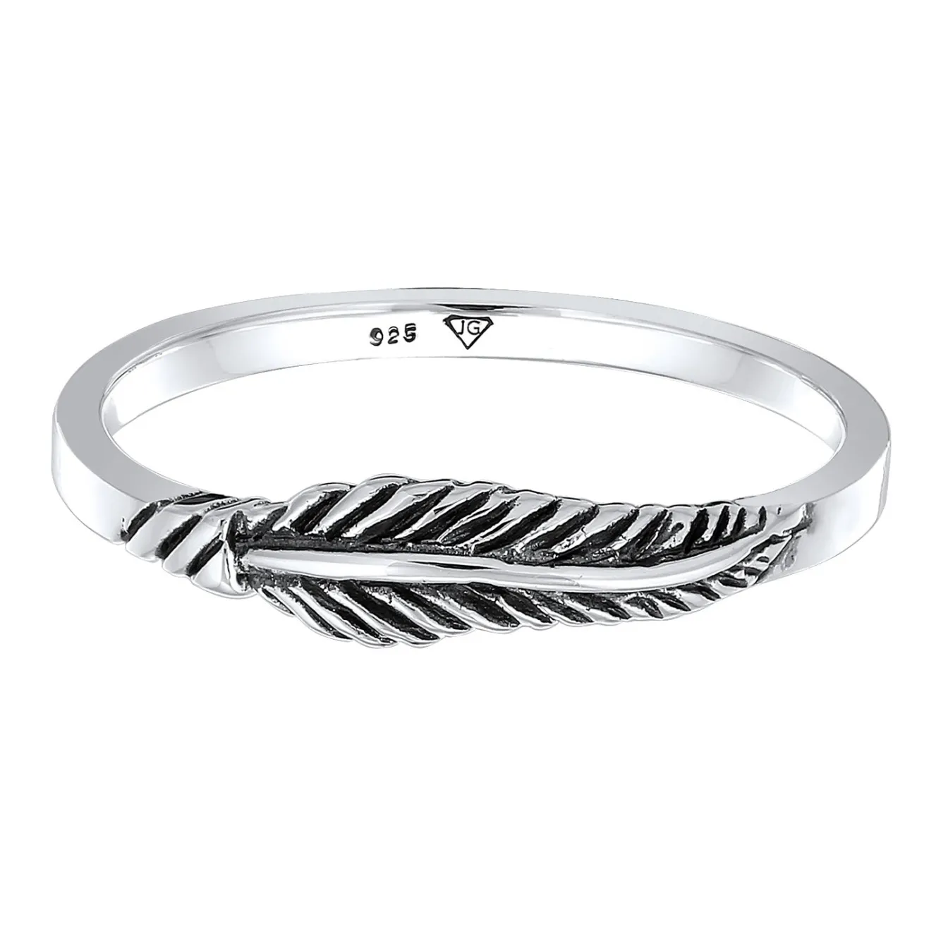 Elli "Ring Feder< Ringe|Vergoldet