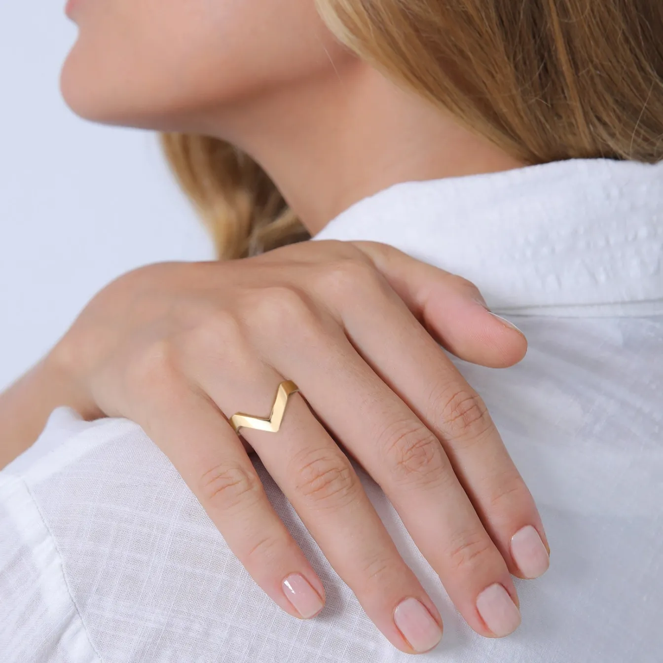 Elli "Ring Geo< Ringe|Vergoldet