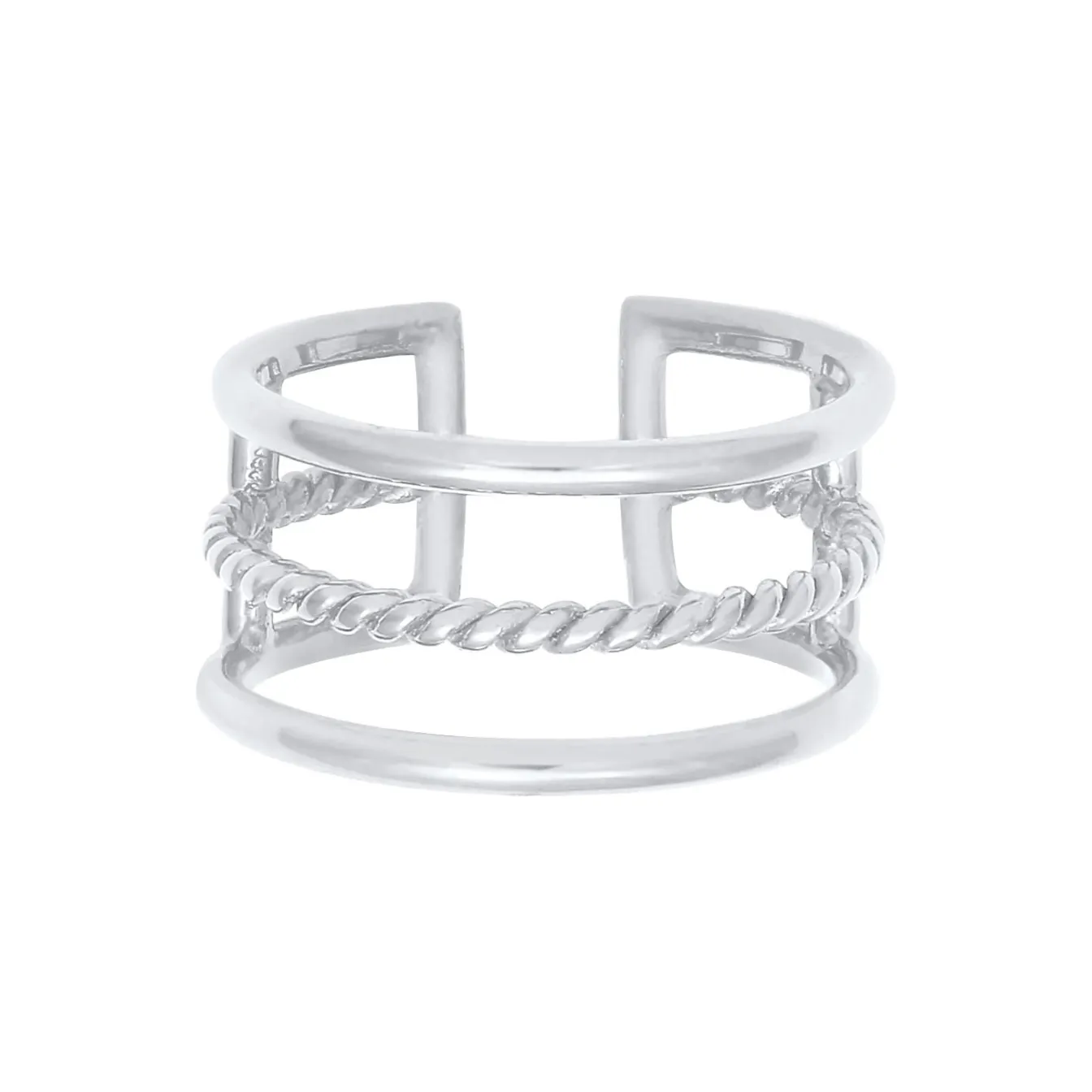 Elli "Ring Geo< Vergoldet|Silber
