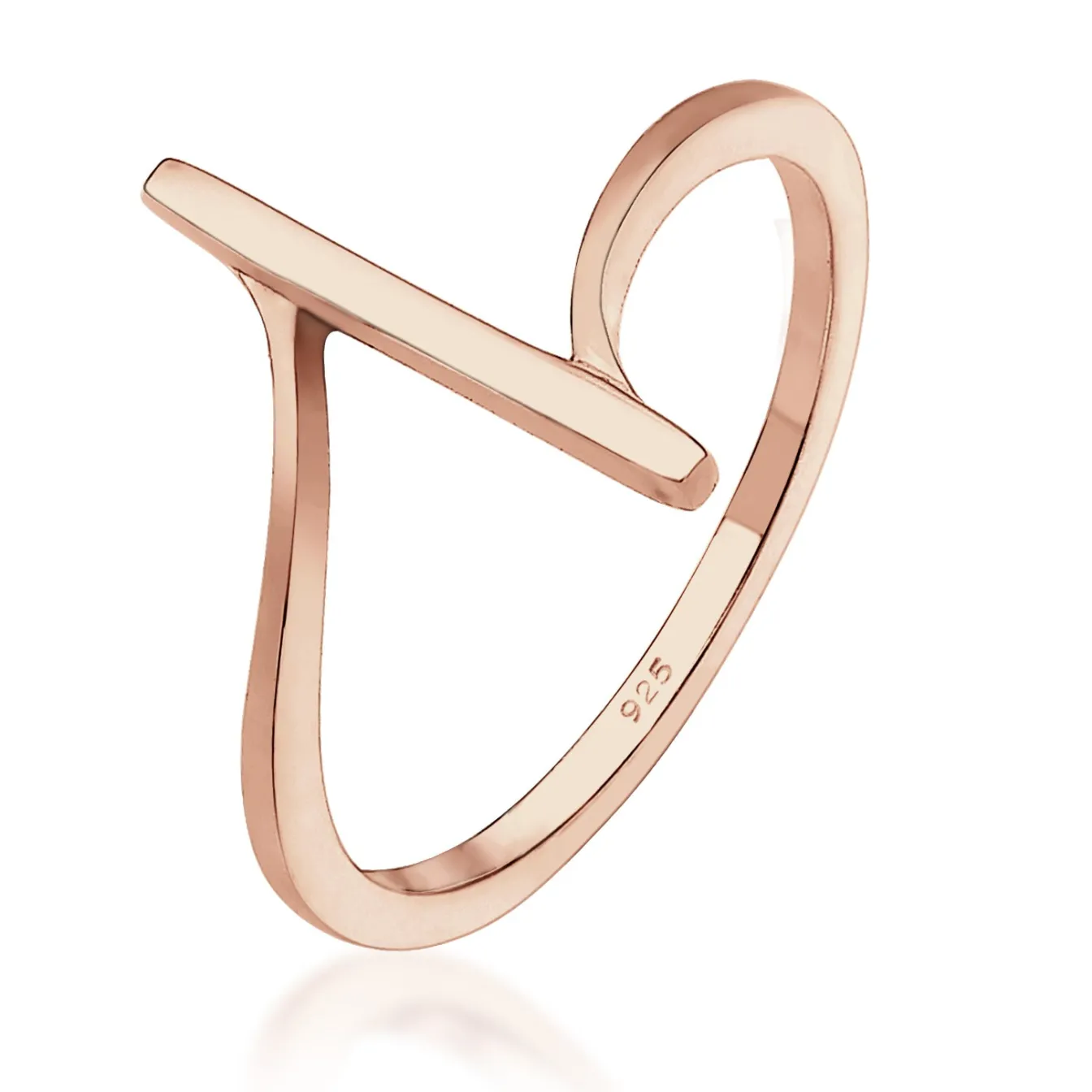 Elli "Ring Geo< Roségold|Ringe