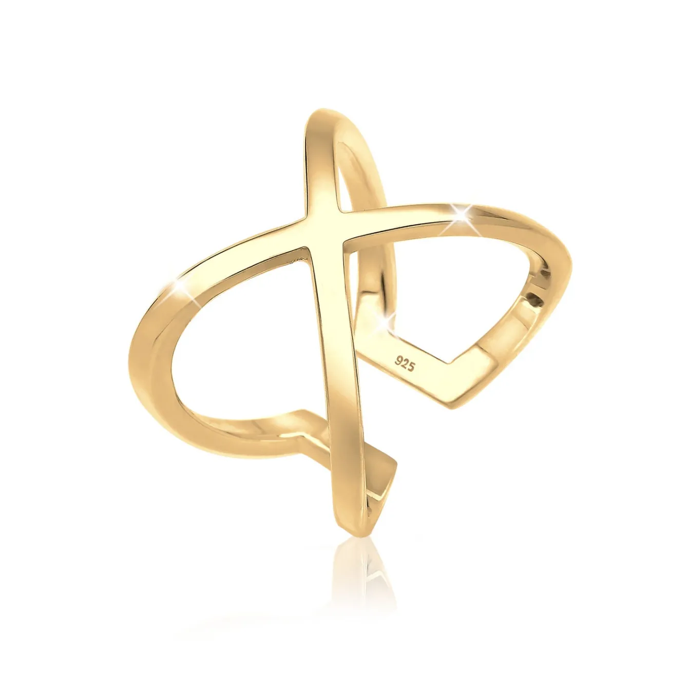 Elli "Ring Geo< Roségold|Vergoldet