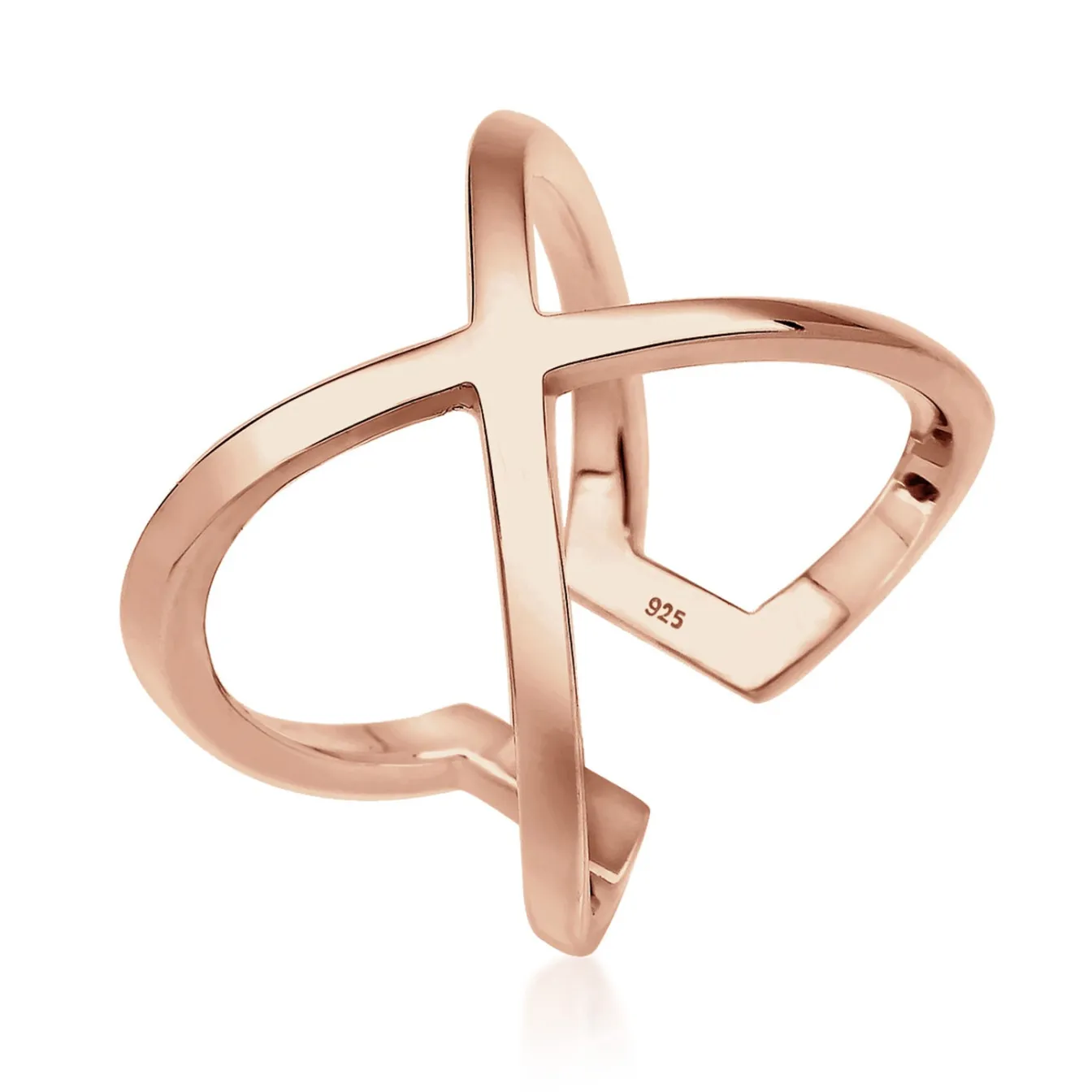 Elli "Ring Geo< Roségold|Vergoldet