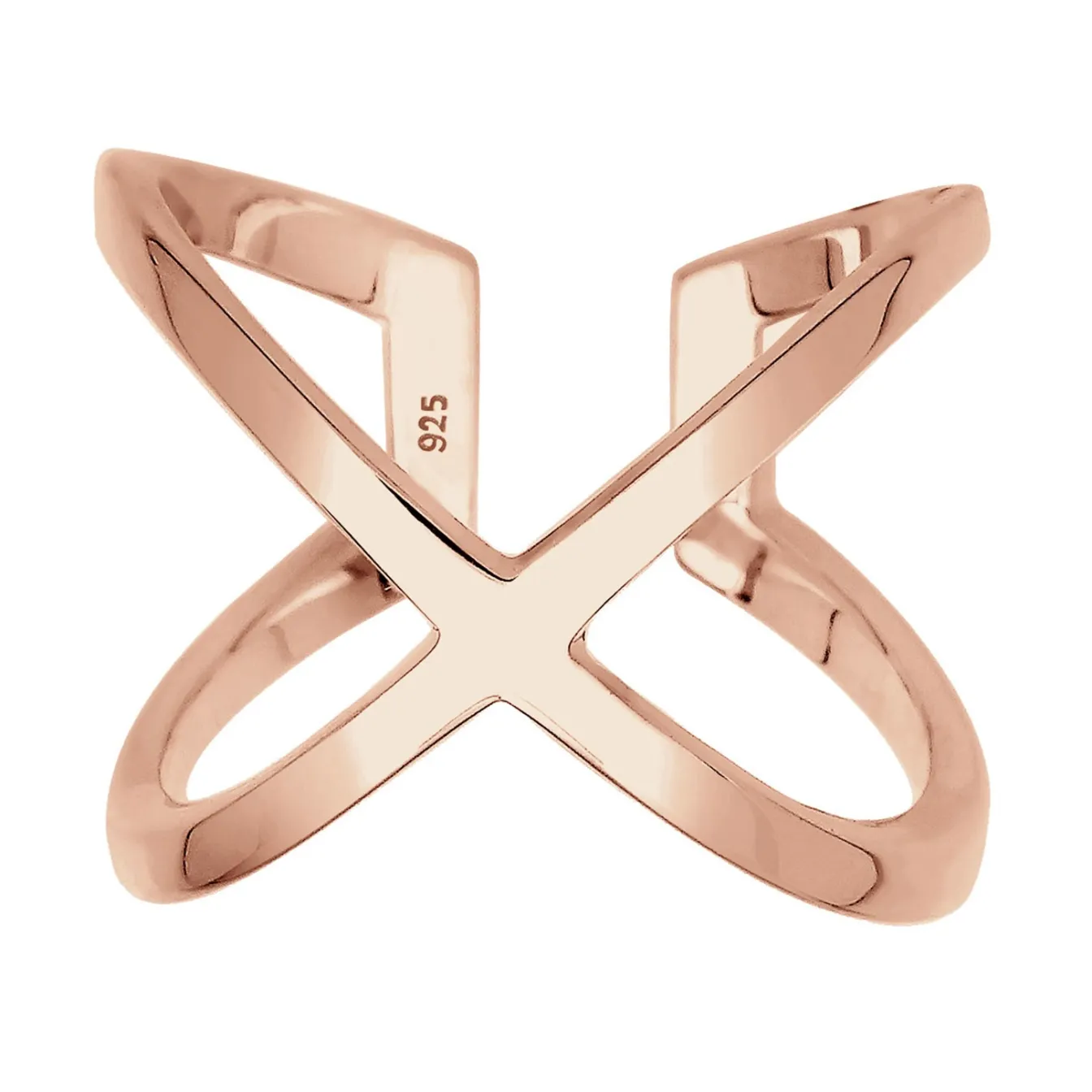Elli "Ring Geo< Roségold|Vergoldet